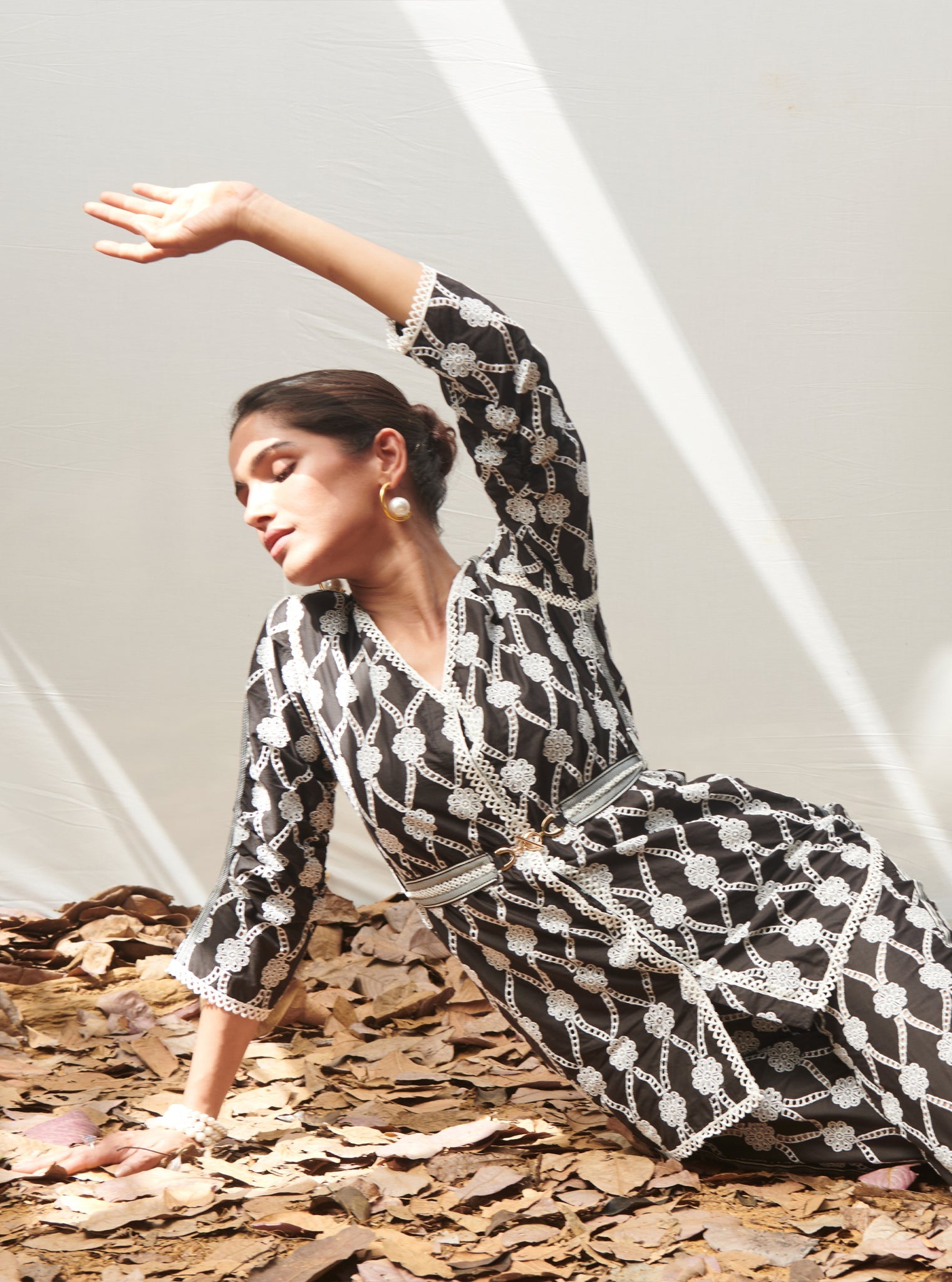 Cornelia Supima Cotton Black Co-ord Set