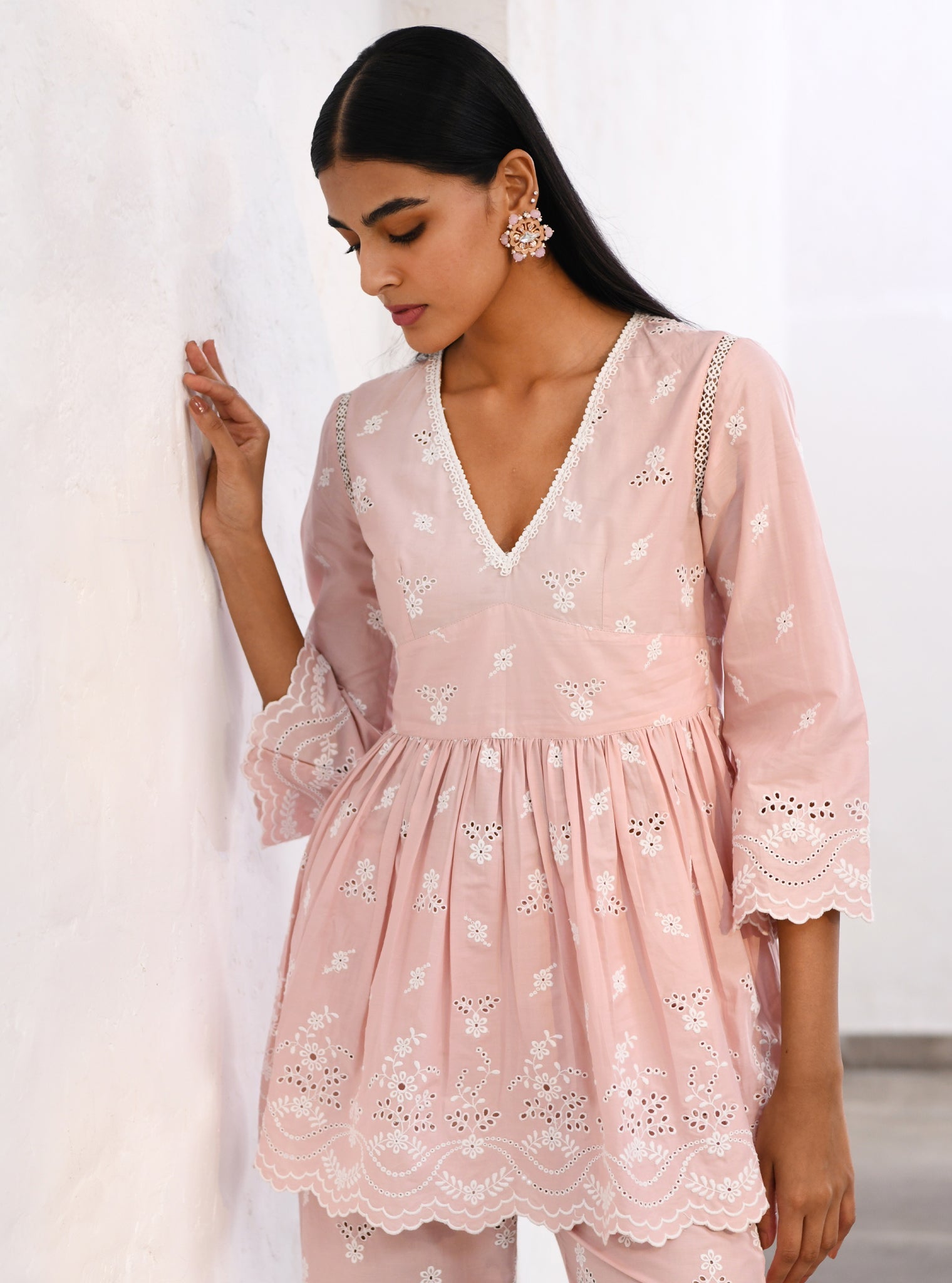 Coventry Supima Cotton Pink Co-ord Set