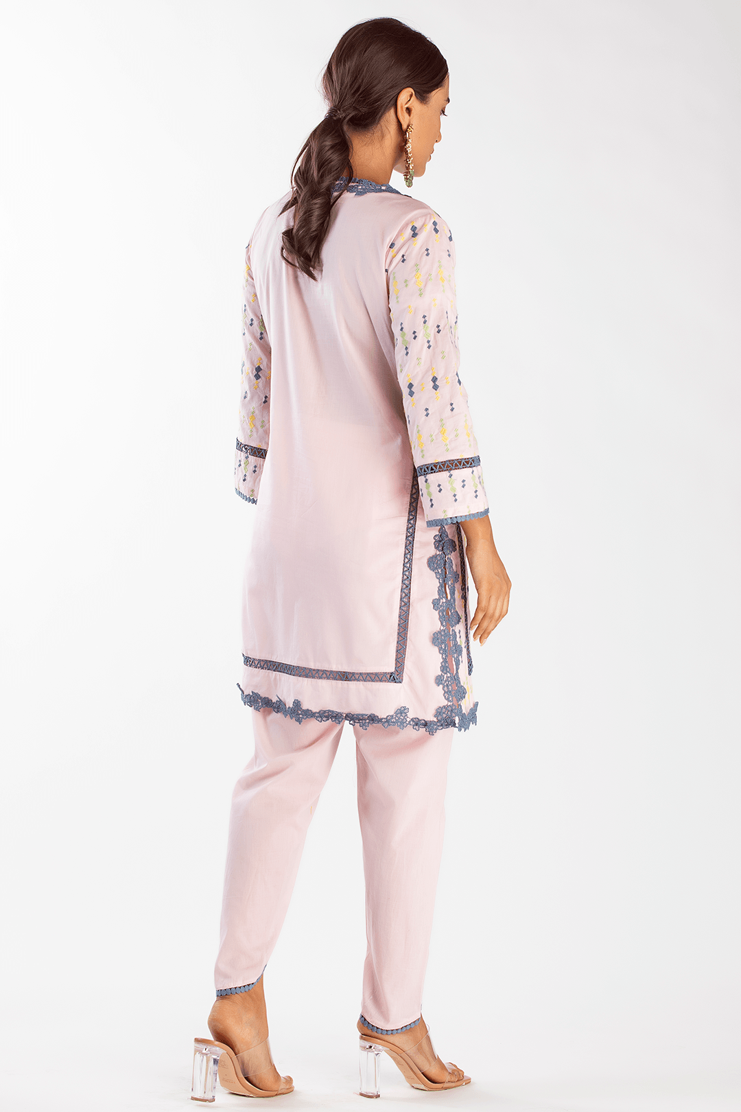 Cupid Supima Cotton Pink Kurta Set