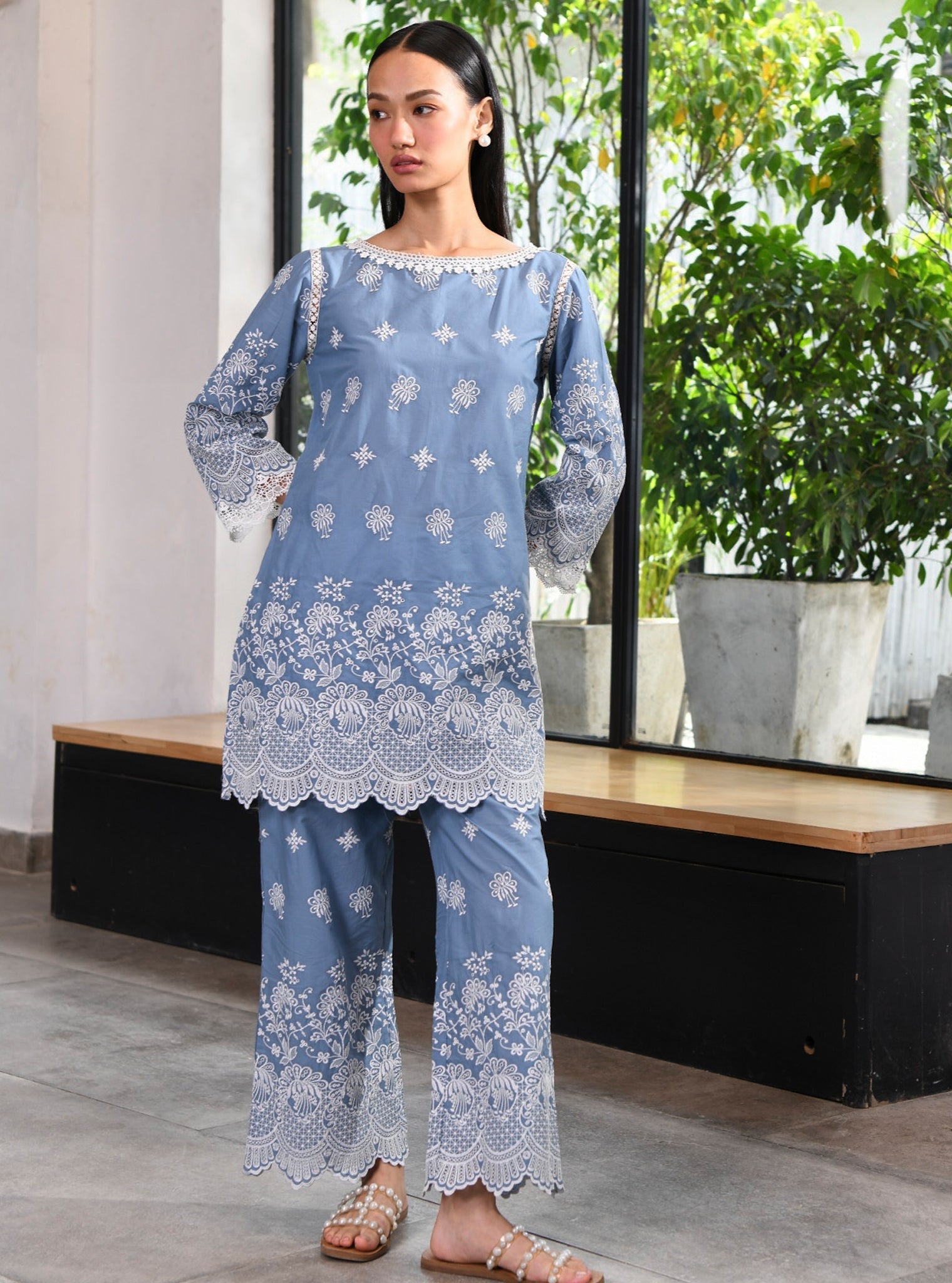 Darla Supima Cotton Denim Co-ord Set