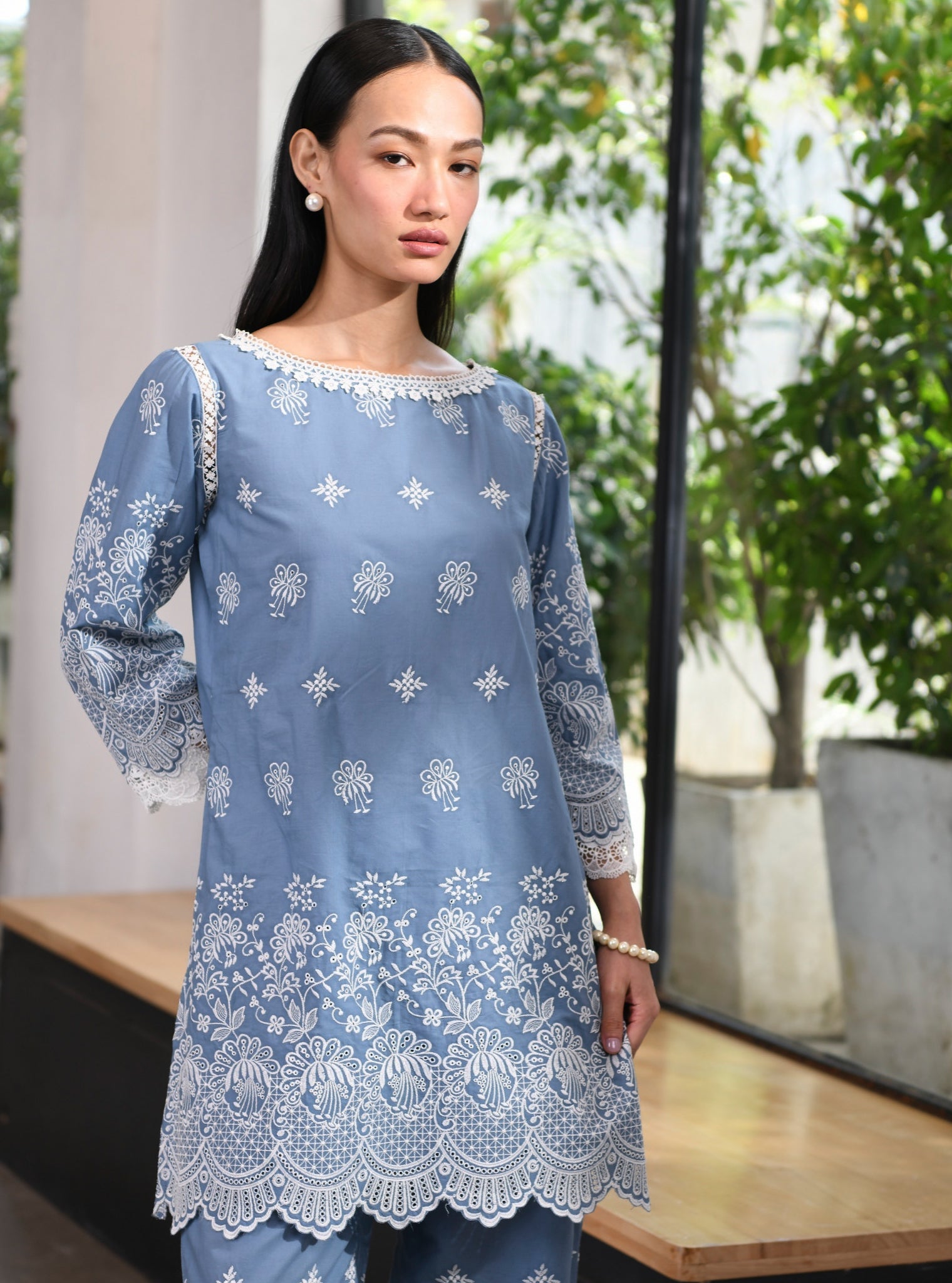 Darla Supima Cotton Denim Co-ord Set