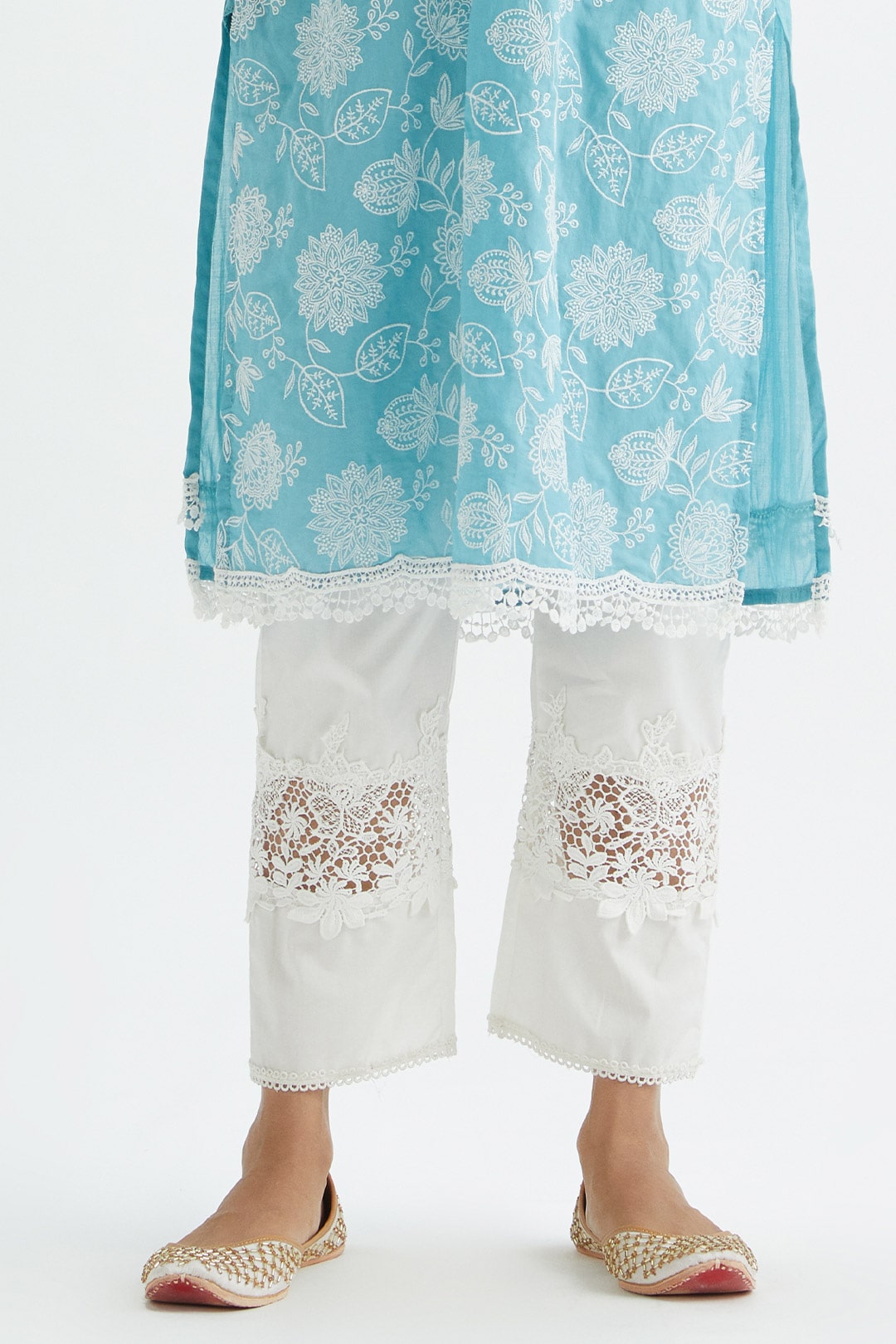 Dunlin Supima Cotton Blue Pyjama Set