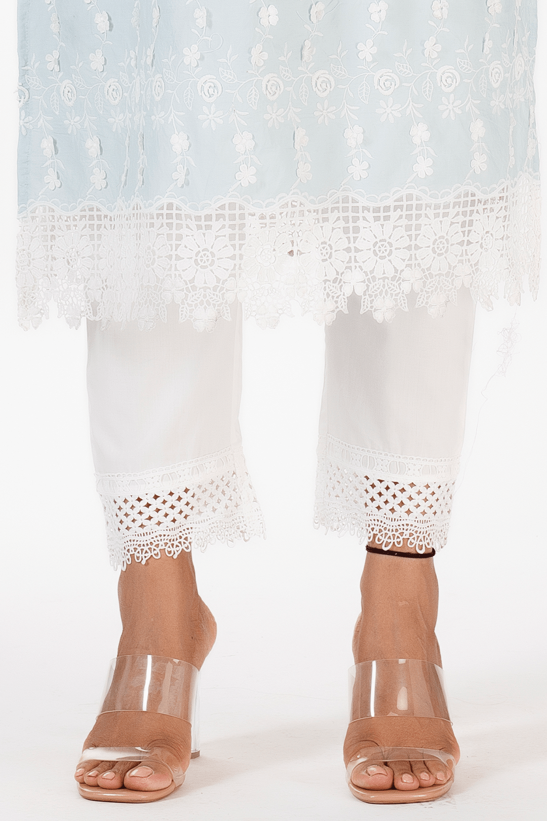 Echo Supima Cotton Light Blue Kurta Set