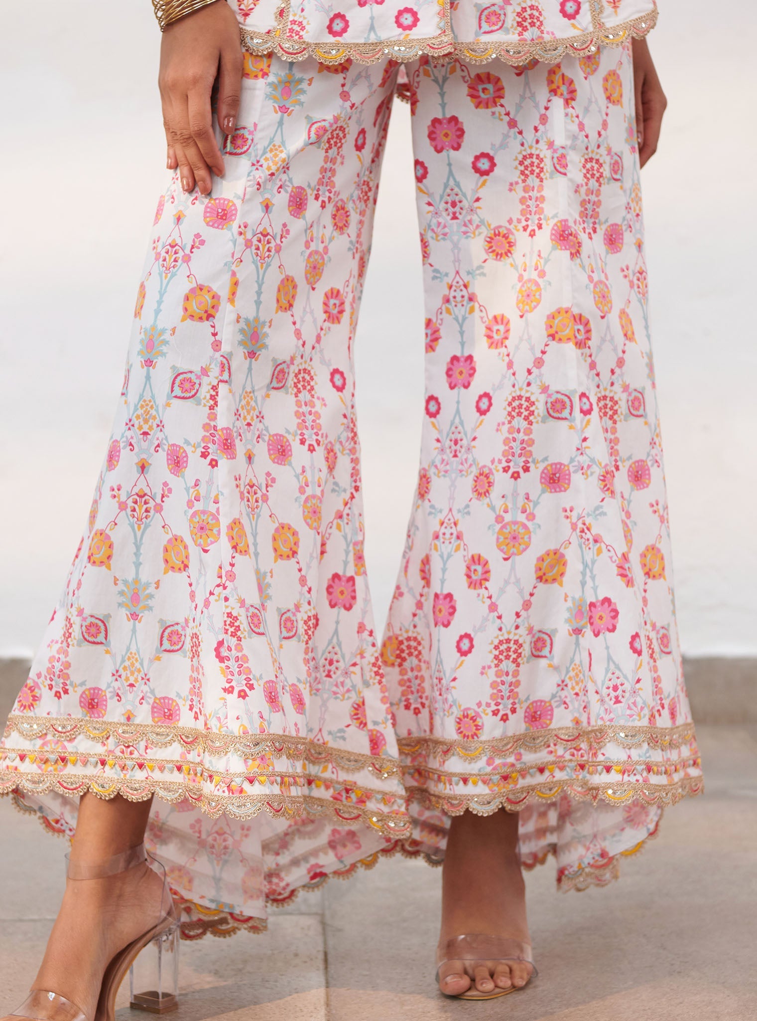 Erin Supima Cotton White Co-ord Set