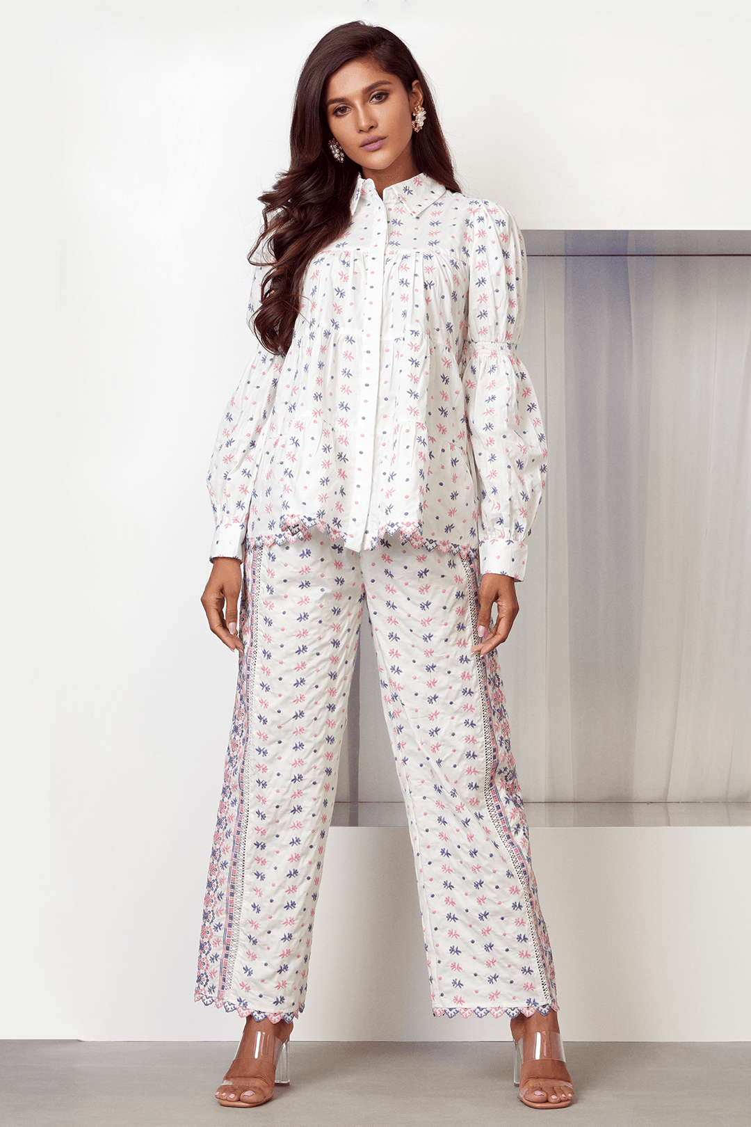 Esmee Supima Cotton White Co-ord Set