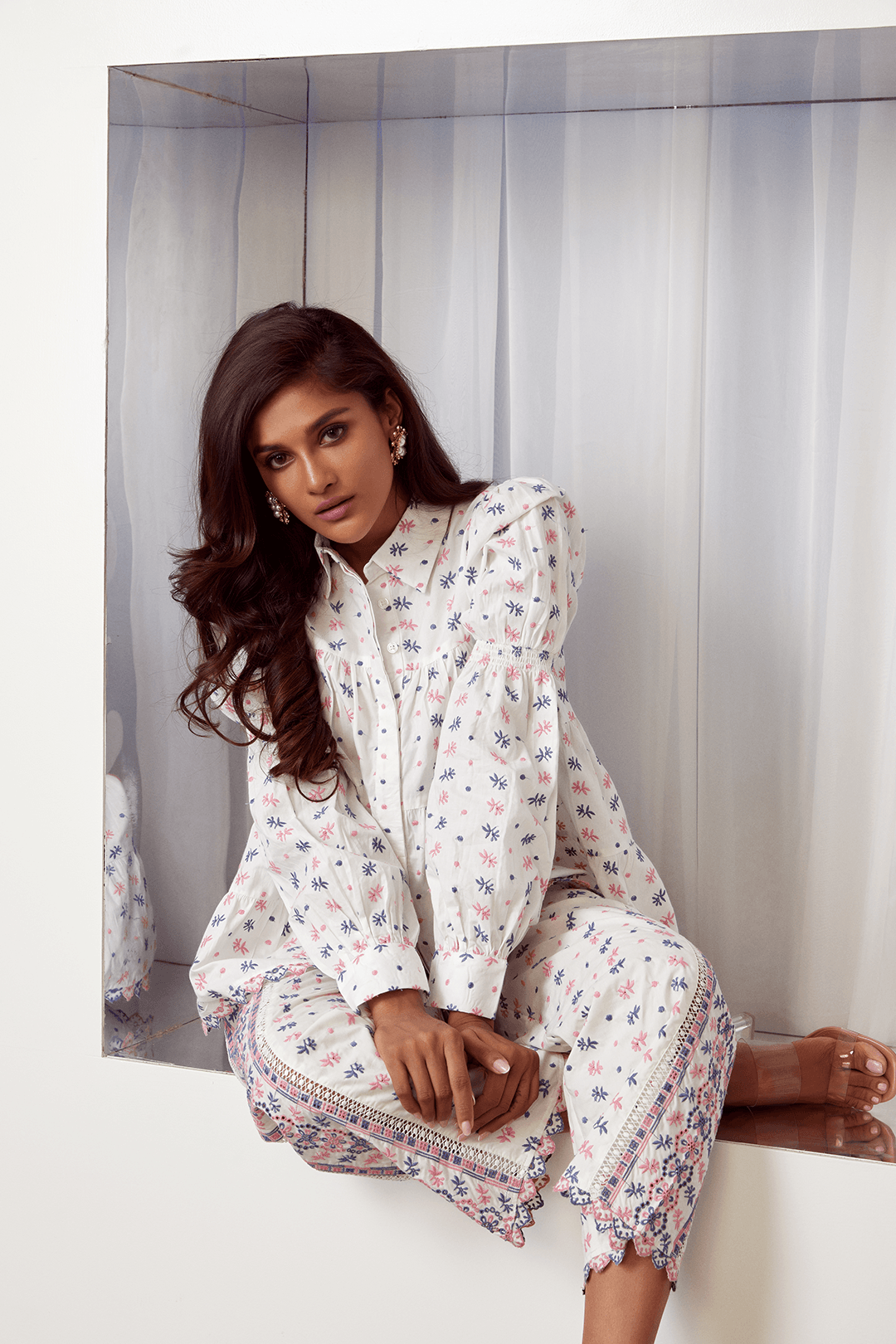 Esmee Supima Cotton White Co-ord Set