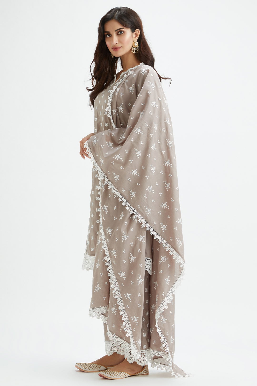 Finch Supima Cotton Grey Kurta Set