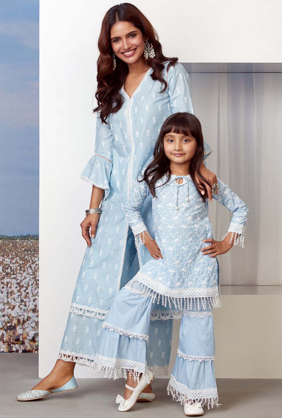 Floret Supima Cotton Kurta Set