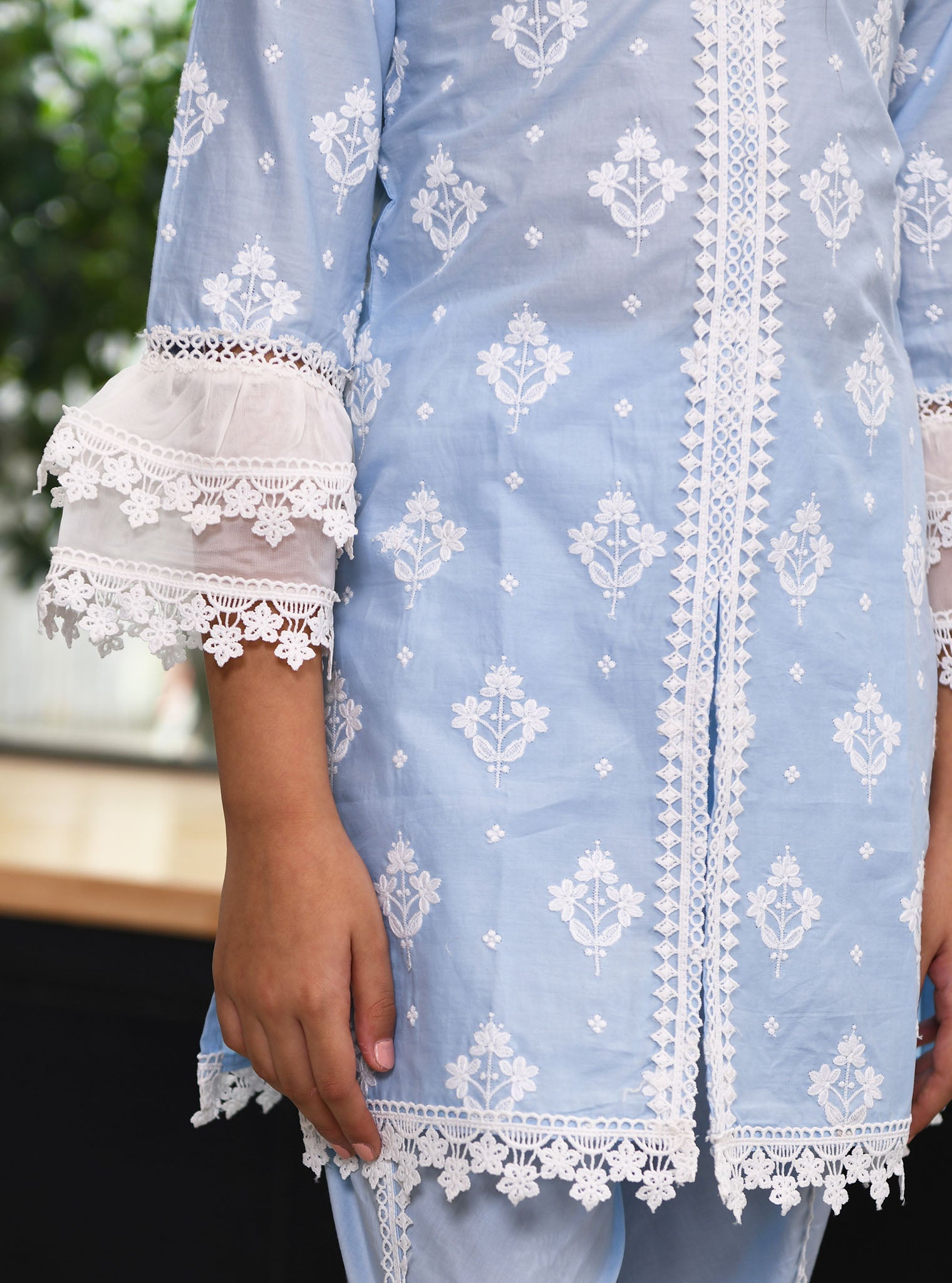 Hope Supima Cotton Blue Kurta Set