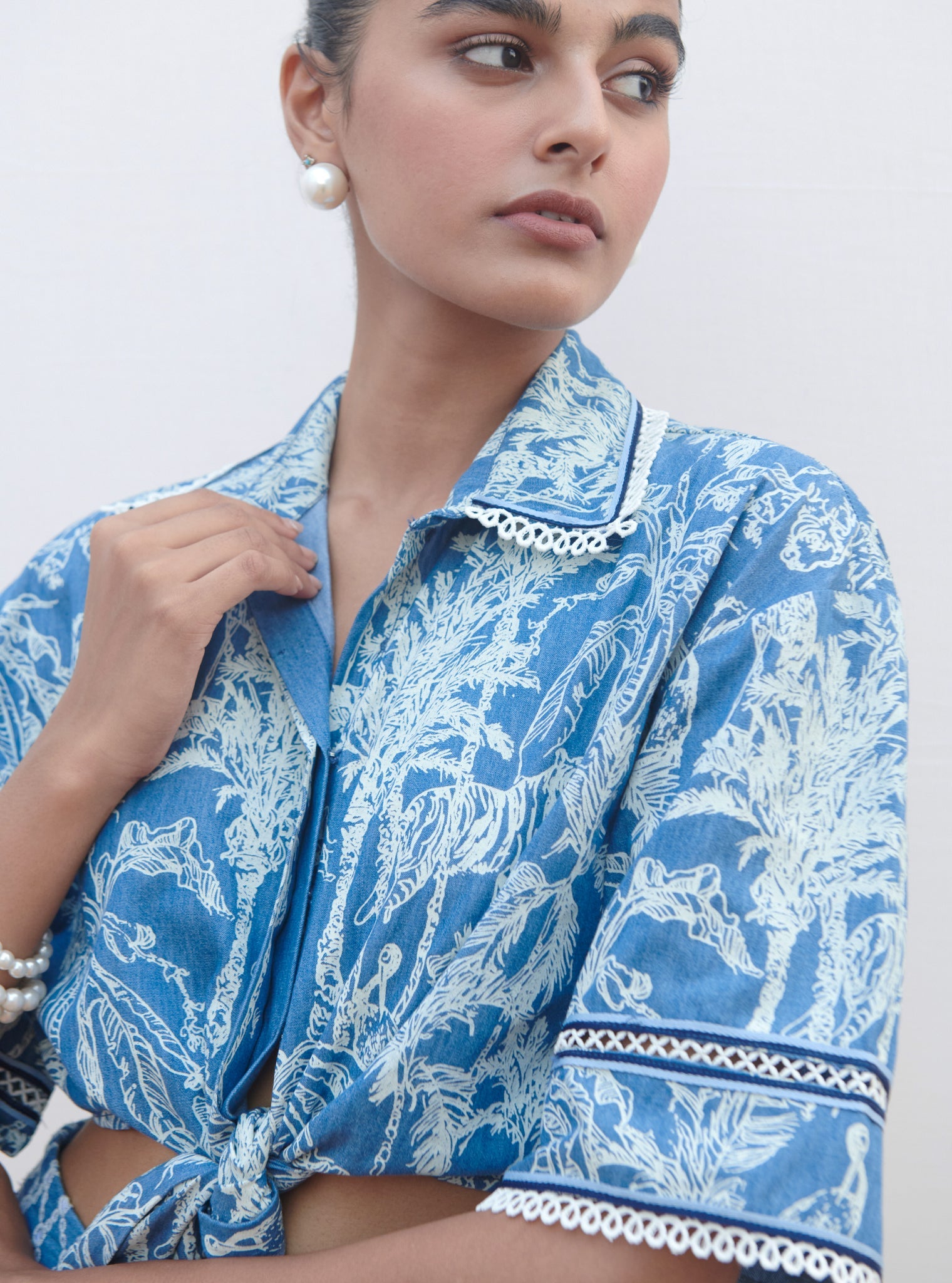 Imelda Denim Dark Blue Co-ord Set