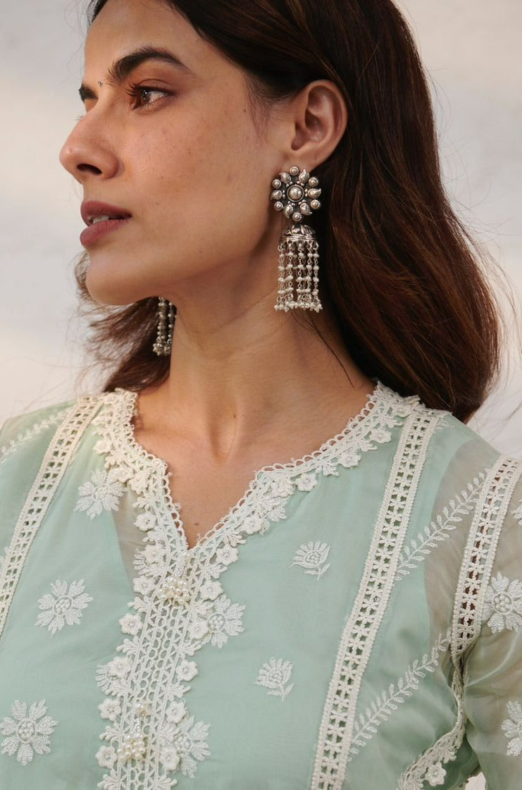 Pure Silver Feza Jhumka