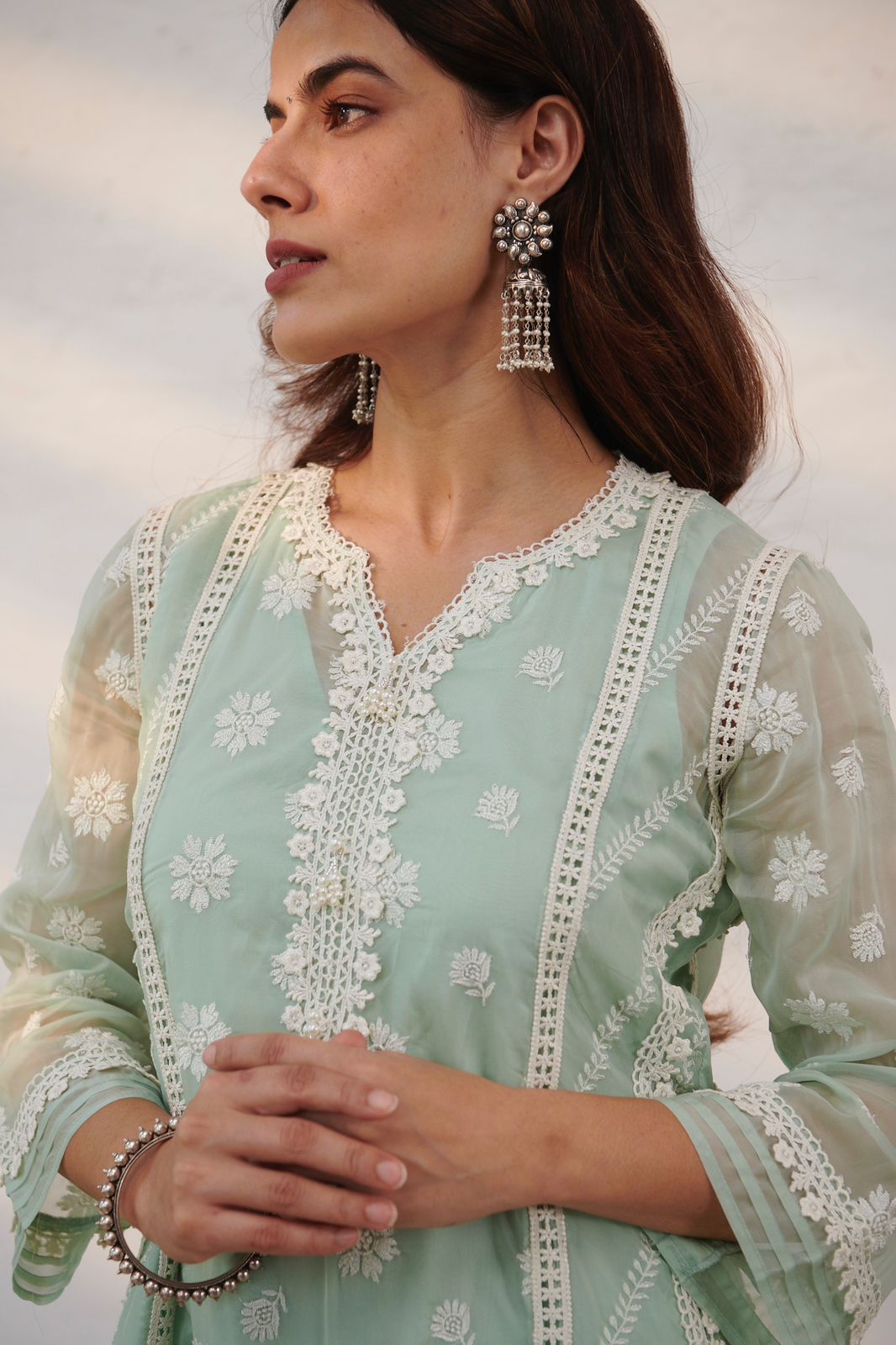 Pure Silver Feza Jhumka