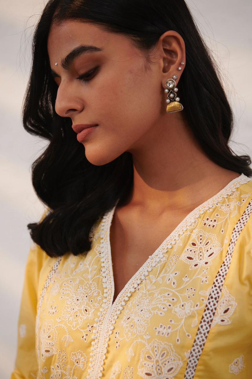 Pure Silver Aureate Earrings