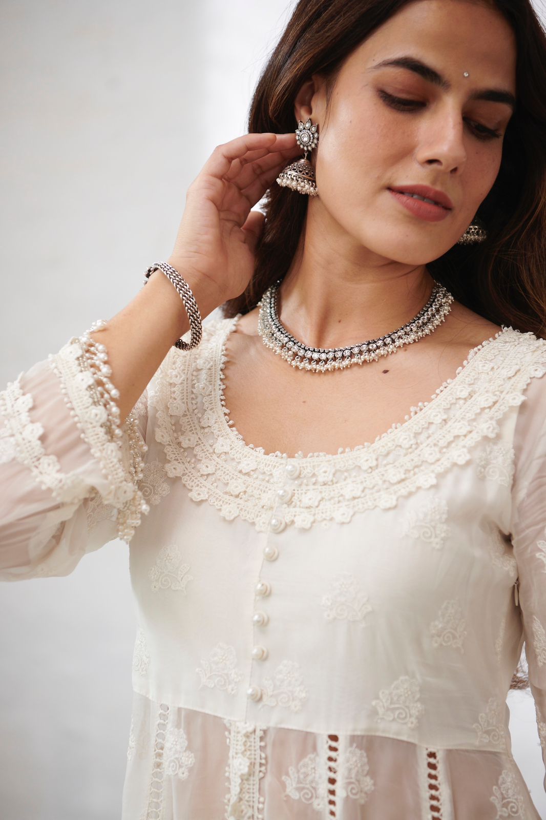 Pure Silver Sakura kada