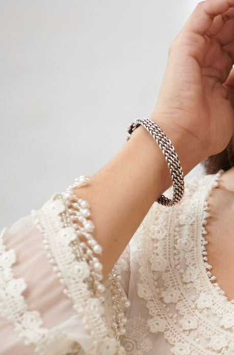 Pure Silver Sakura kada