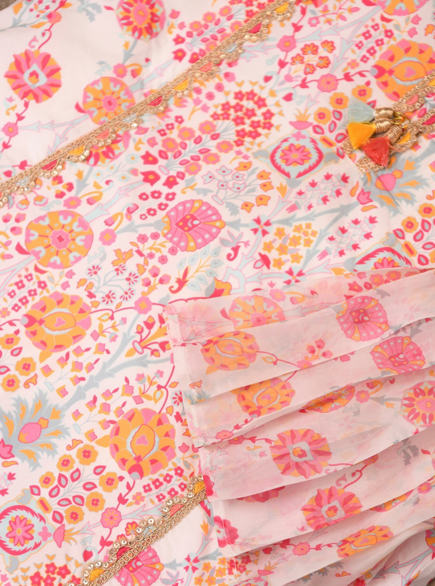 Isla Supima Cotton White Kurta Set