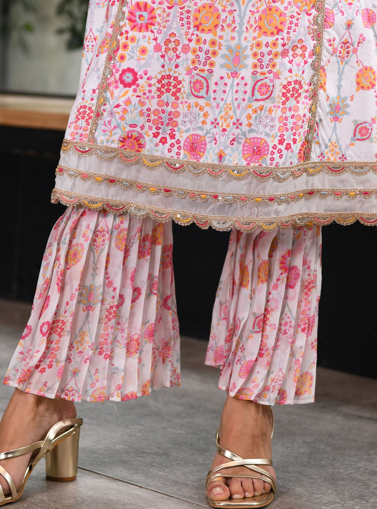 Isla Supima Cotton White Kurta Set