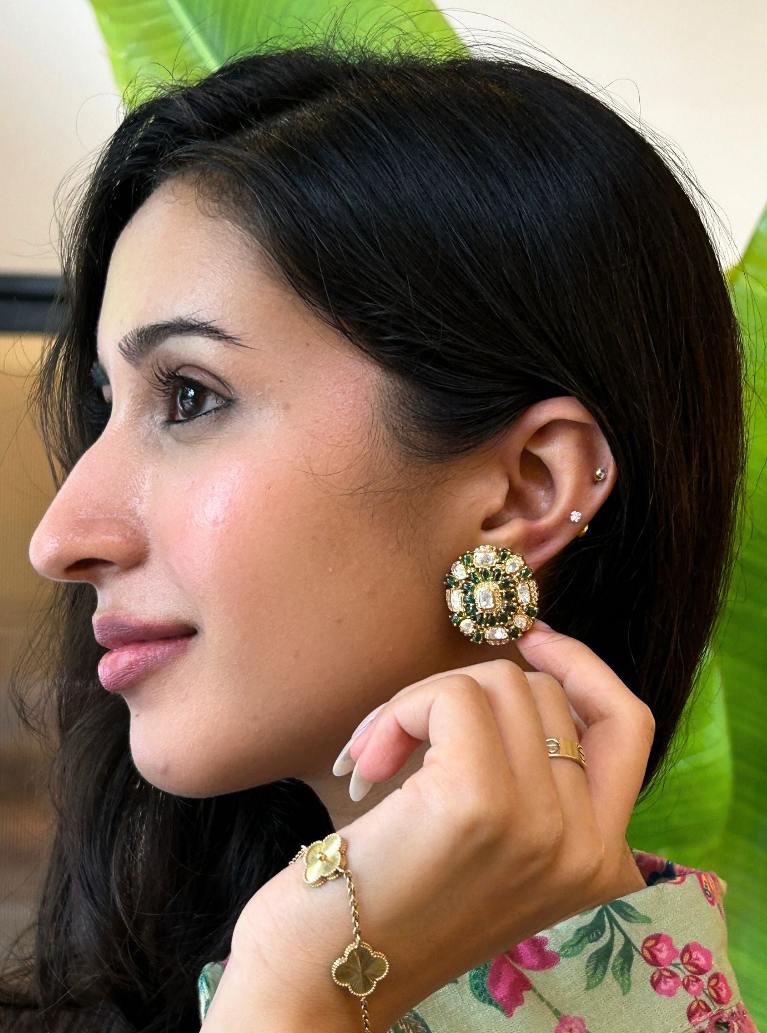 Pure Silver Yalini Studs