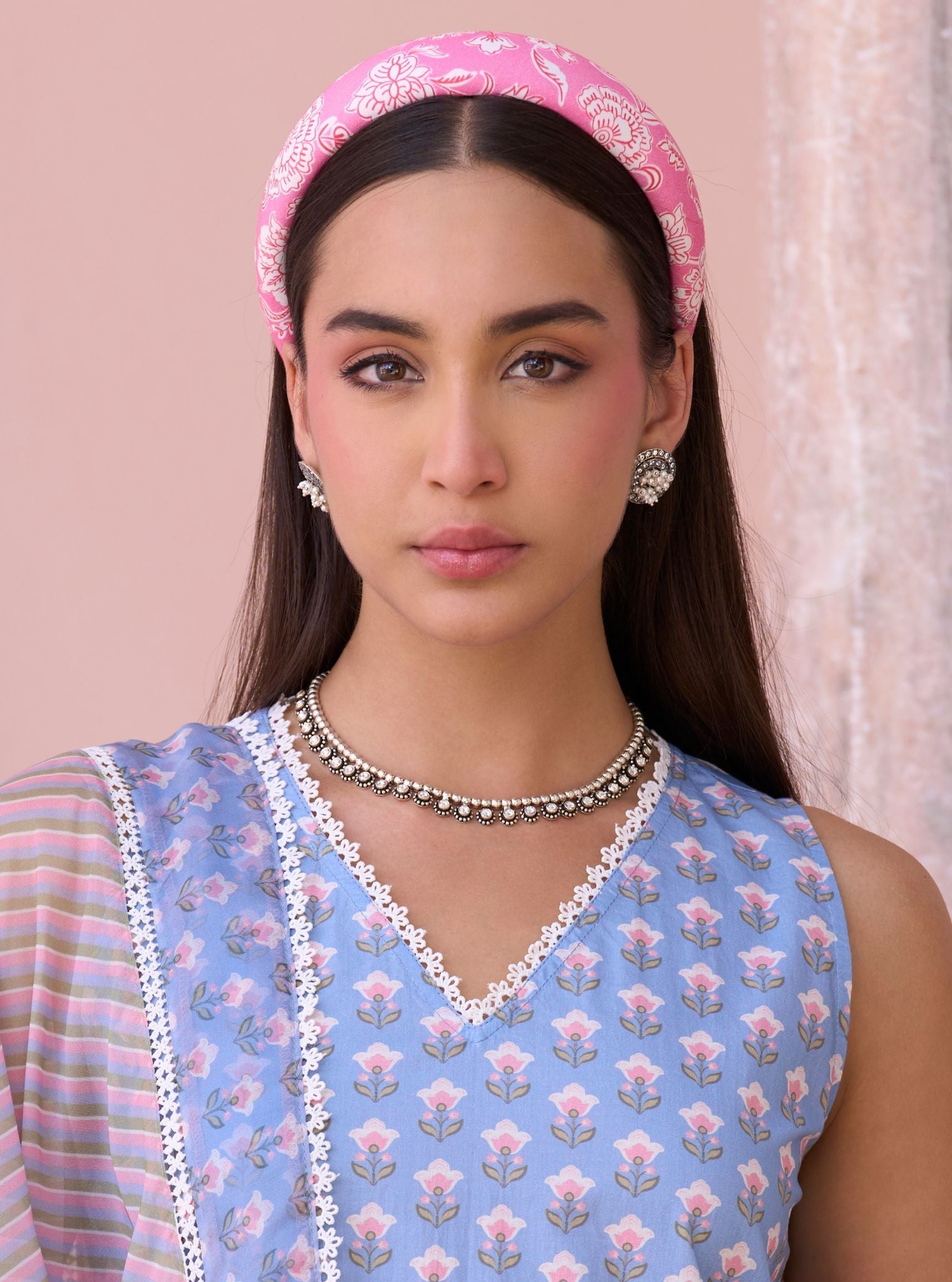 Pure Silver Ekavali Necklace