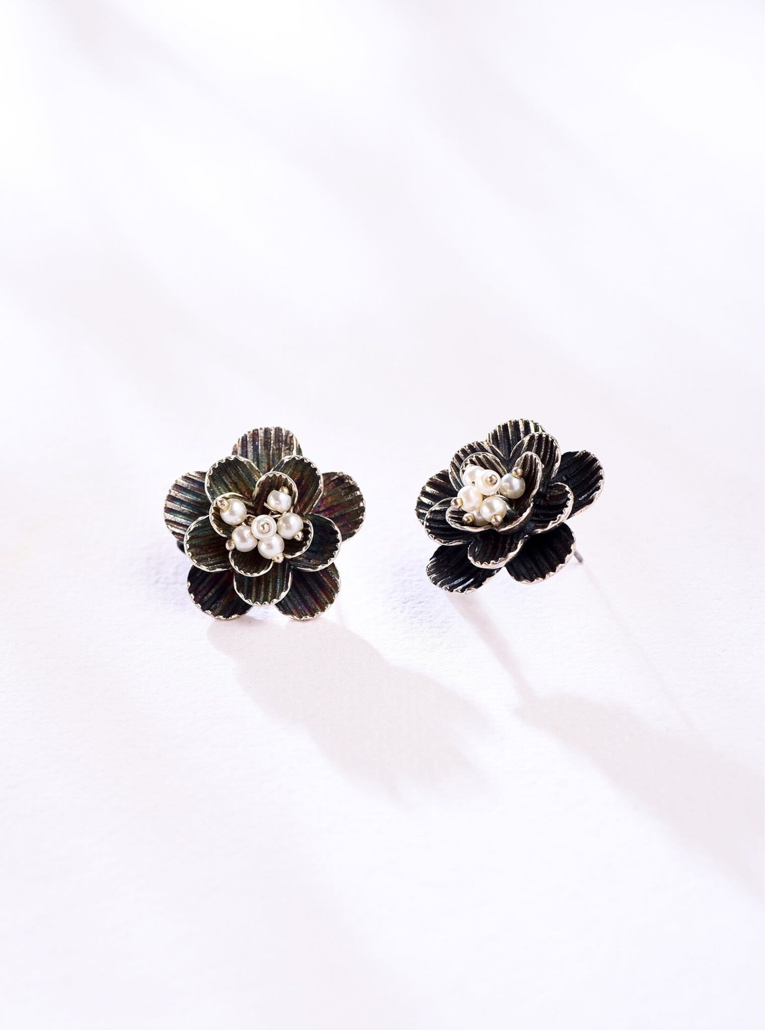 Pure Silver Nour Studs