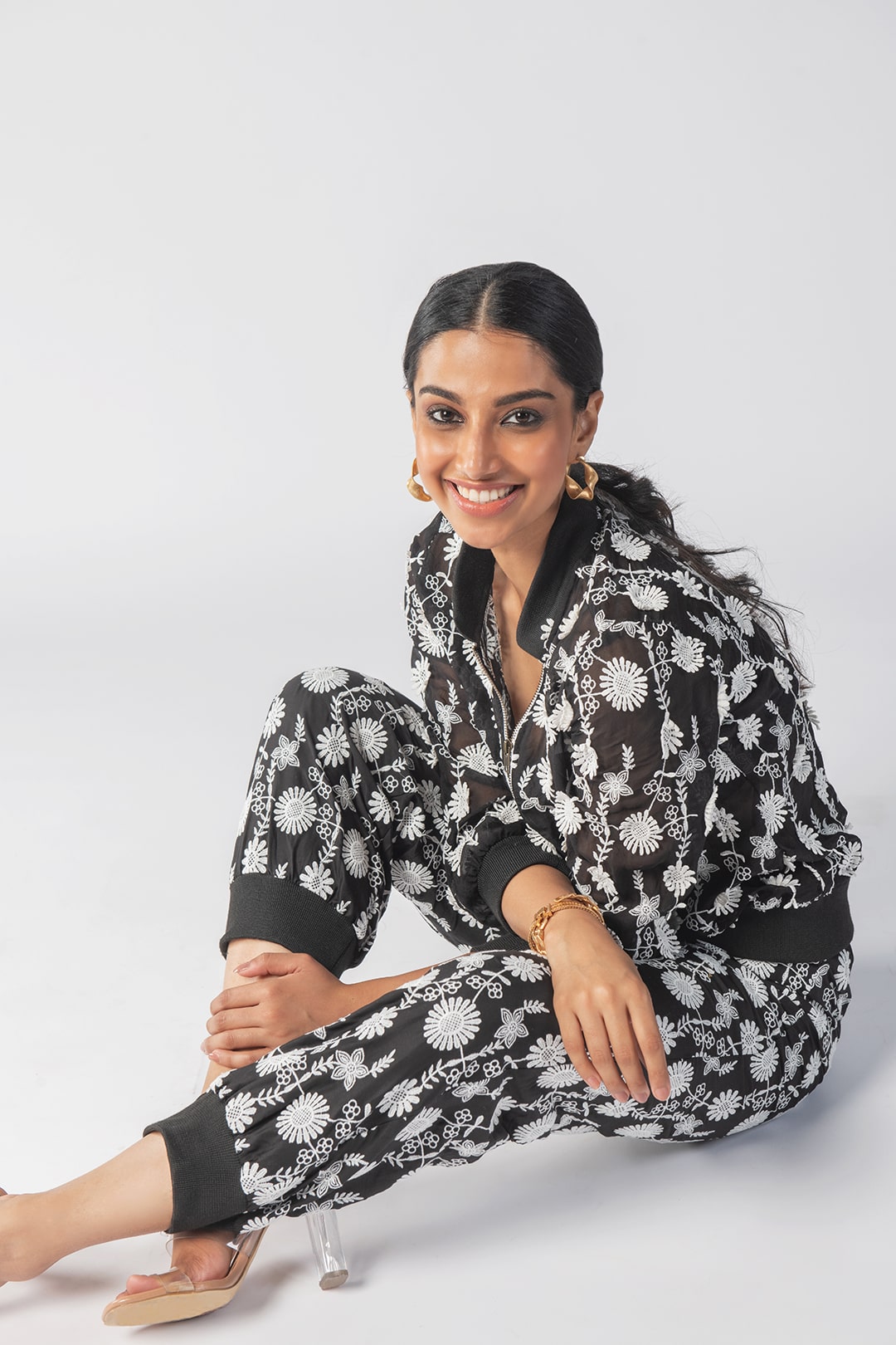 Juniper Organza Black Co-Ord Set