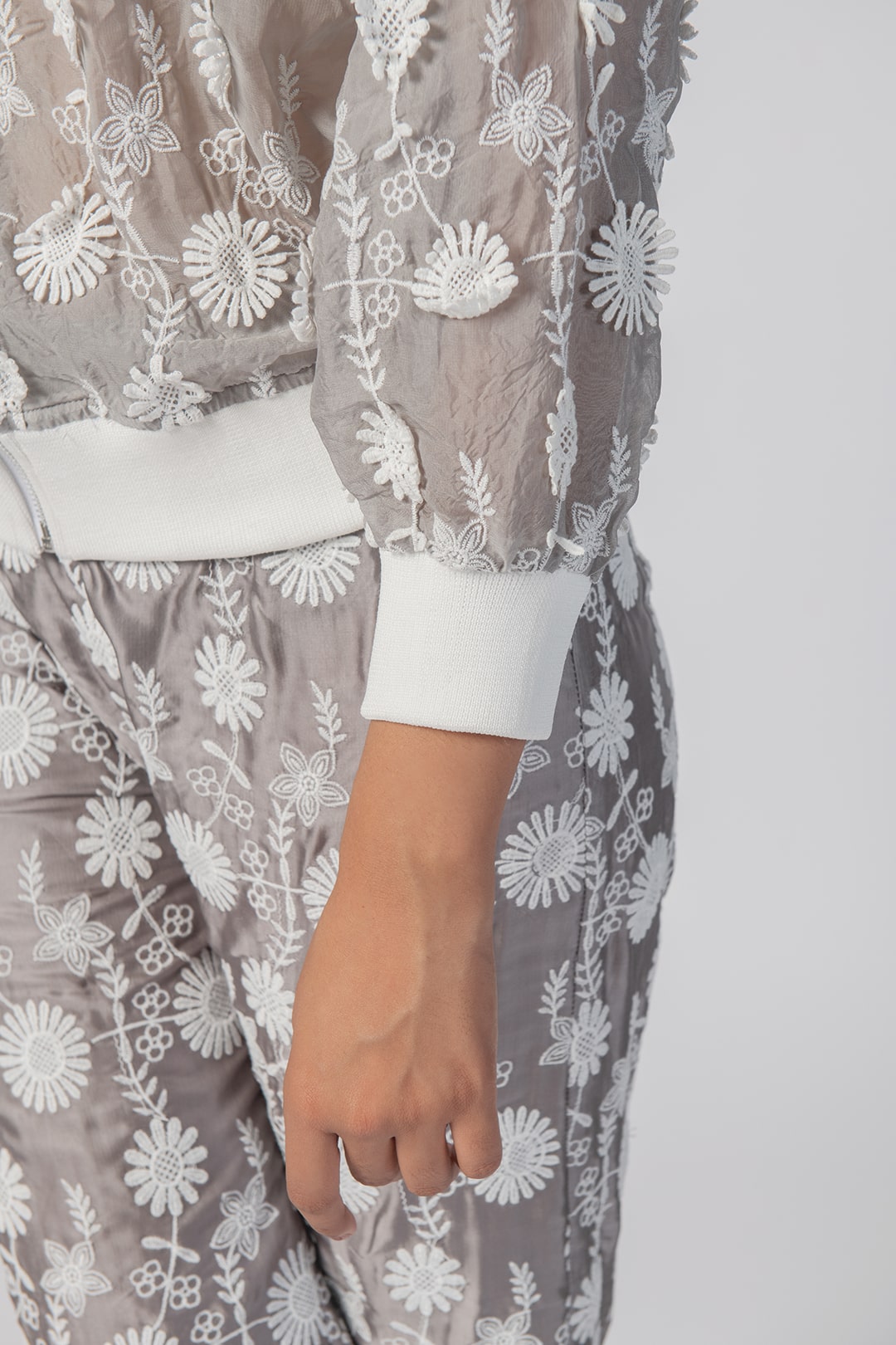 Juniper Organza Grey Jacket Co-Ord Set