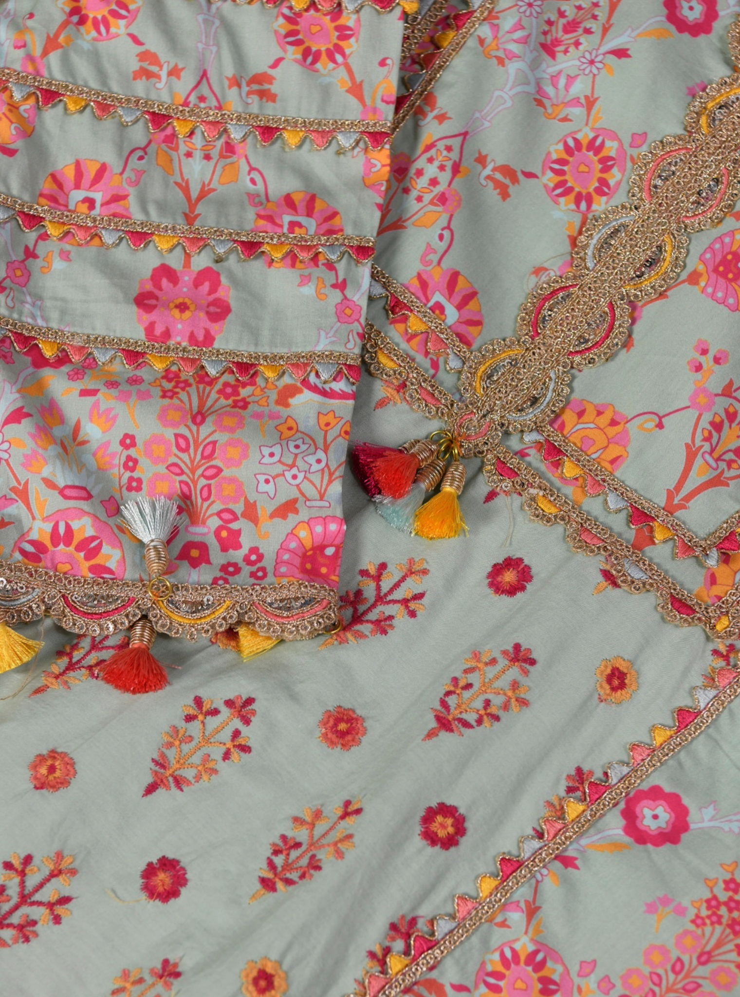 Lexi Supima Cotton Green Kurta Set