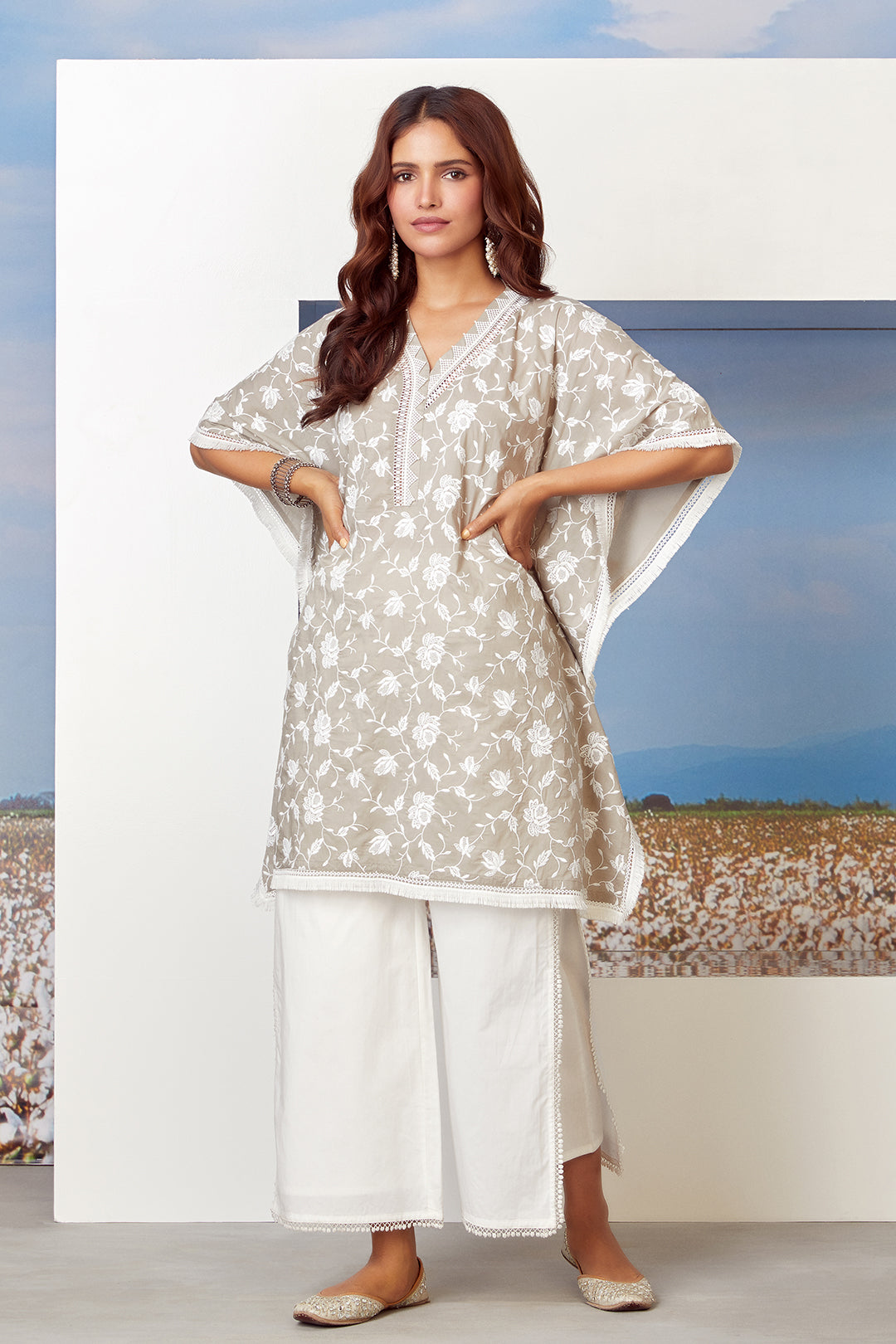 Mulmul Supima Cotton Flap Pyajama White