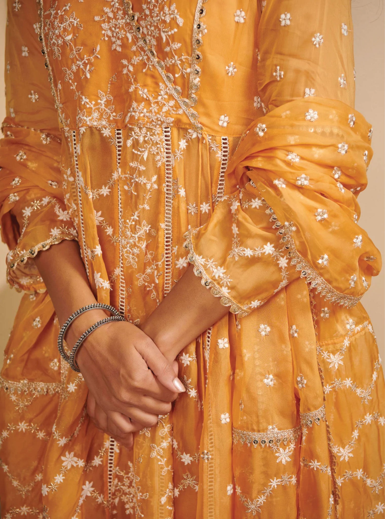 Pure Silver Lata bangles