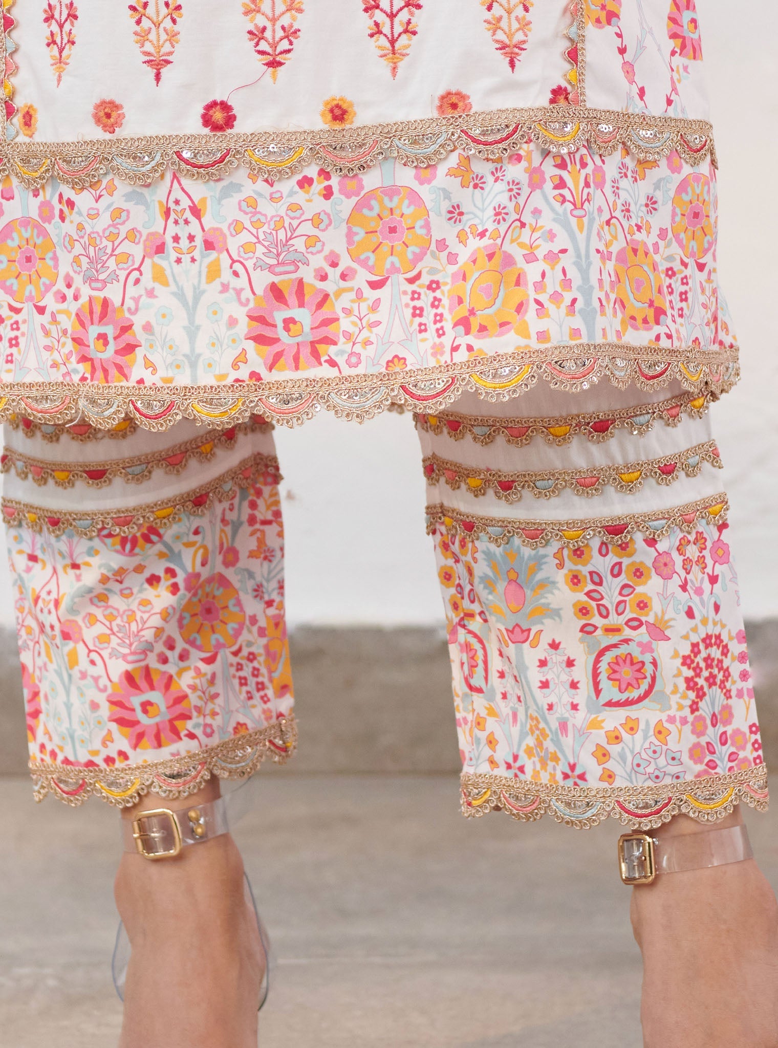 Lexi Supima Cotton White Kurta Set