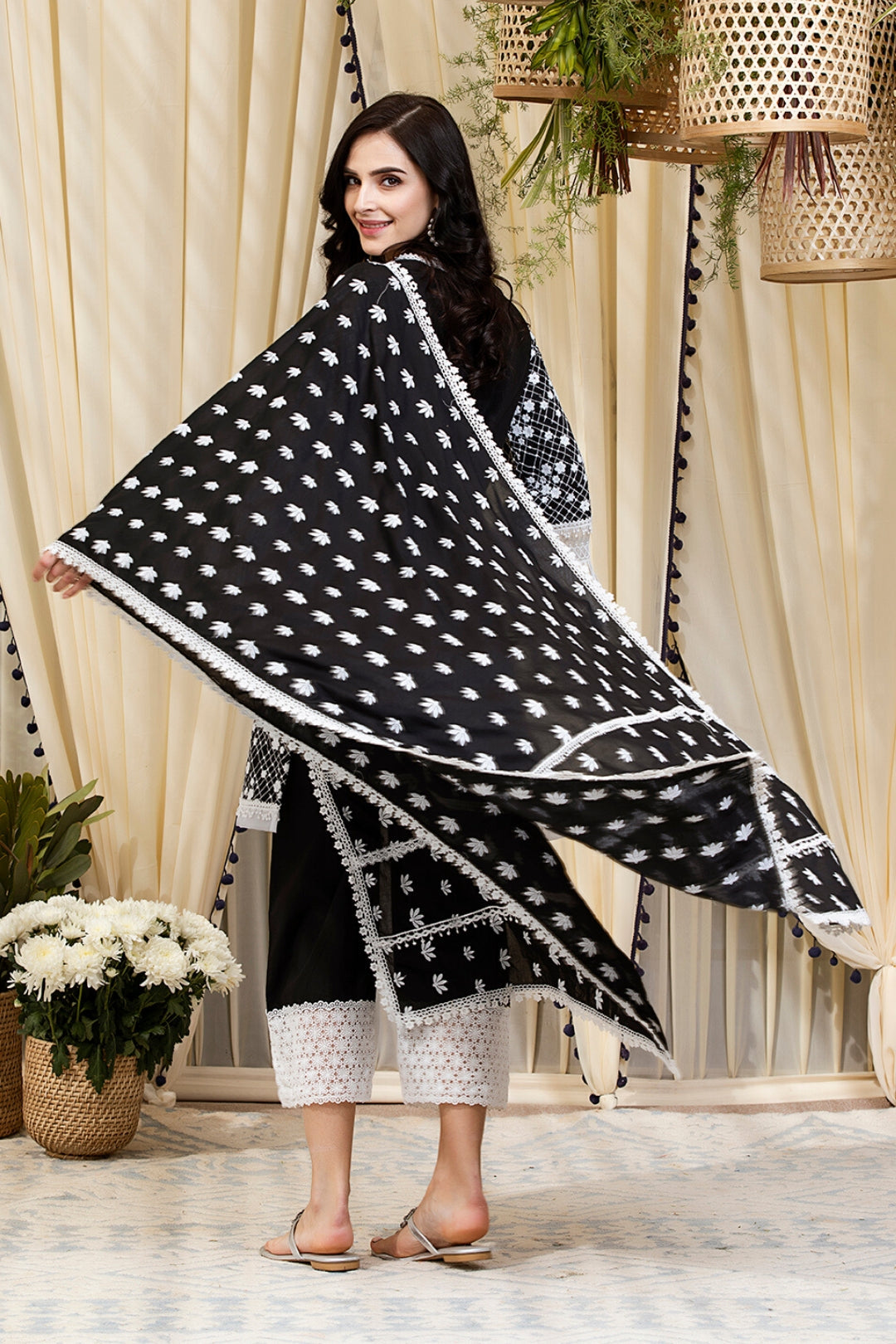 Lina Supima Cotton Kurta with Palazzo Set