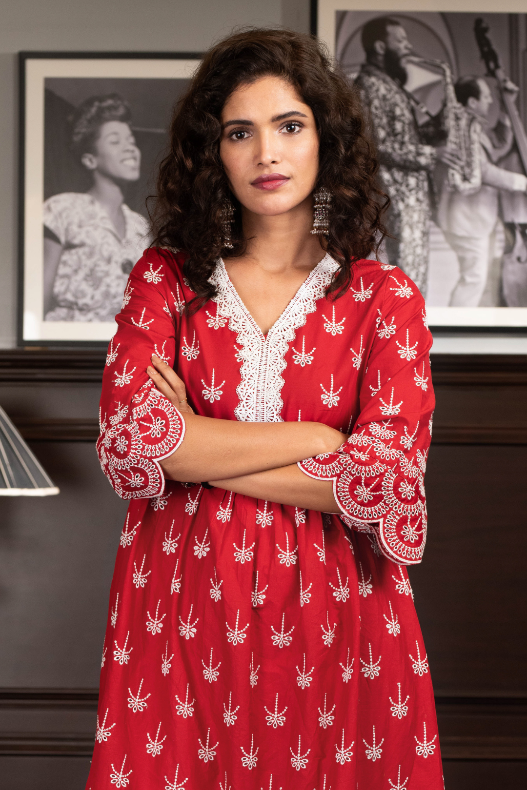 Liaria Supima Cotton Kurta with Palazzo Set