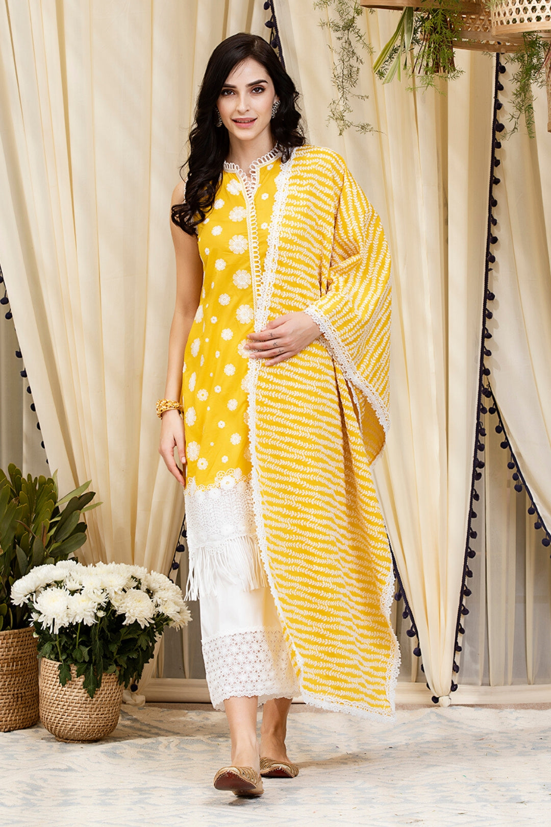 Lucia Supima Cotton Kurta with Palazzo Set