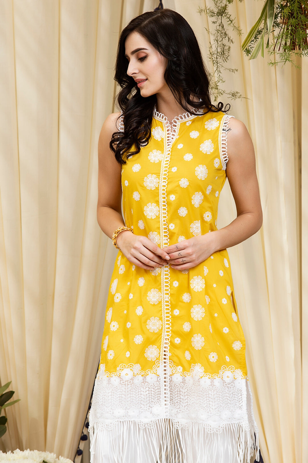 Lucia Supima Cotton Kurta with Palazzo Set