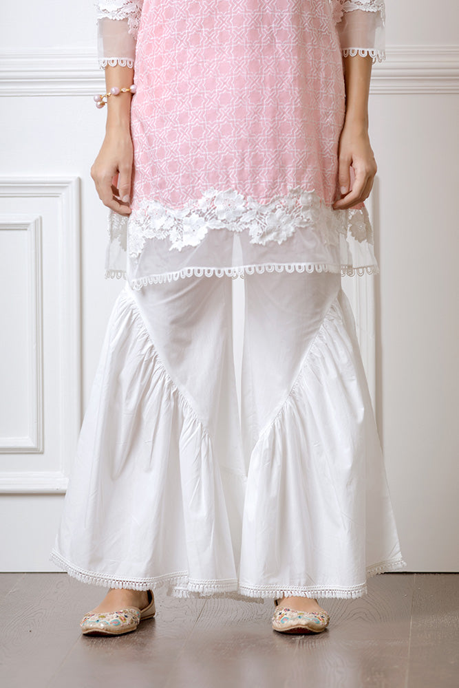 Clover Pink Kurta Set