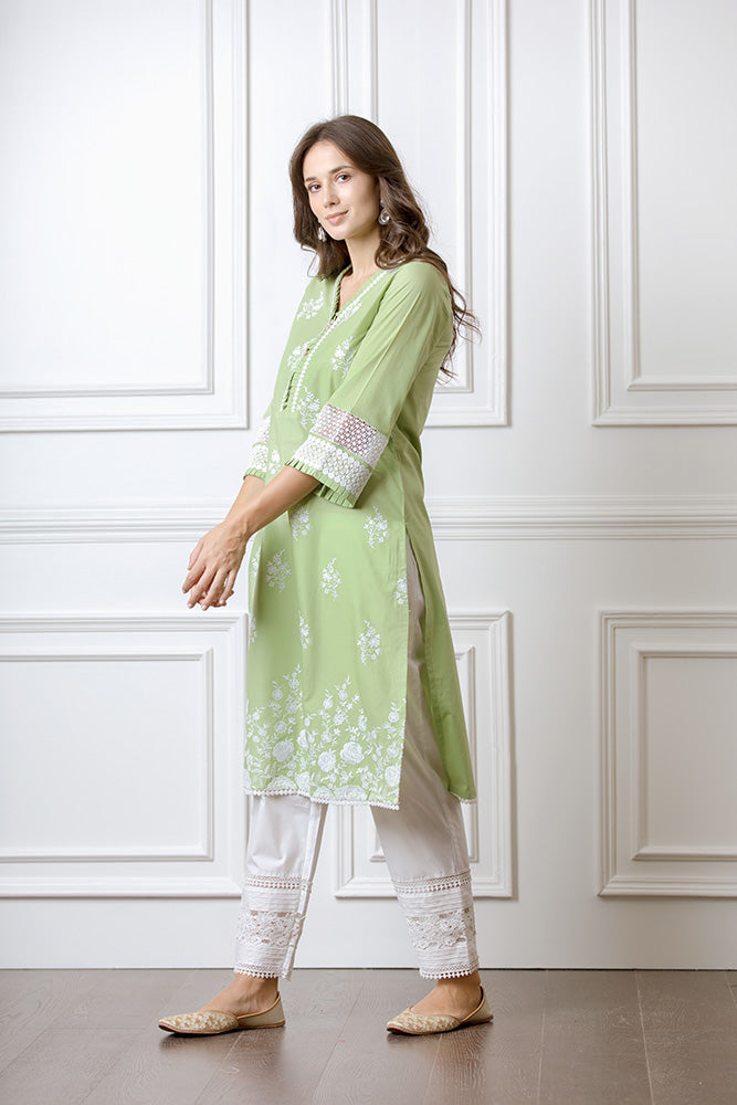 Amber Green Kurta Set