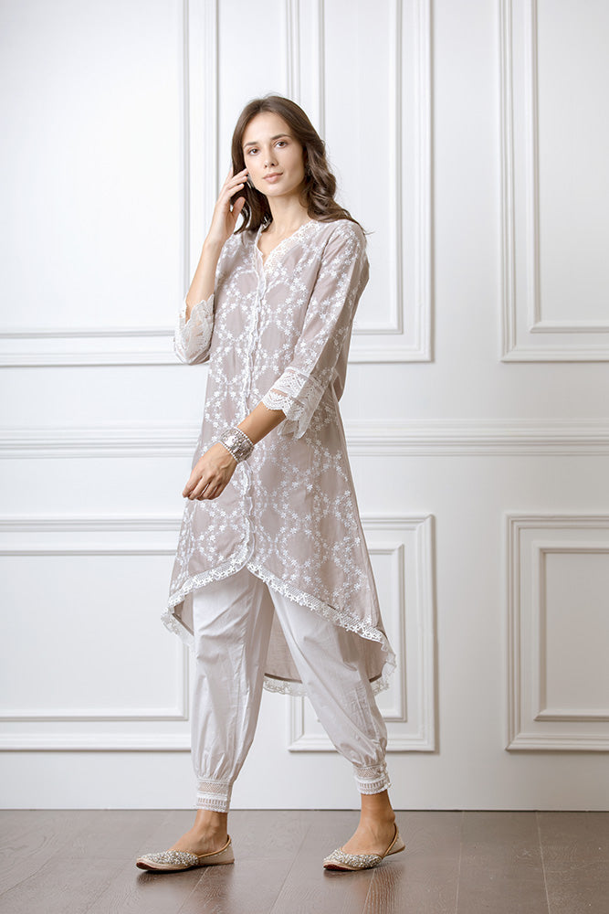 Bella Grey Kurta Set
