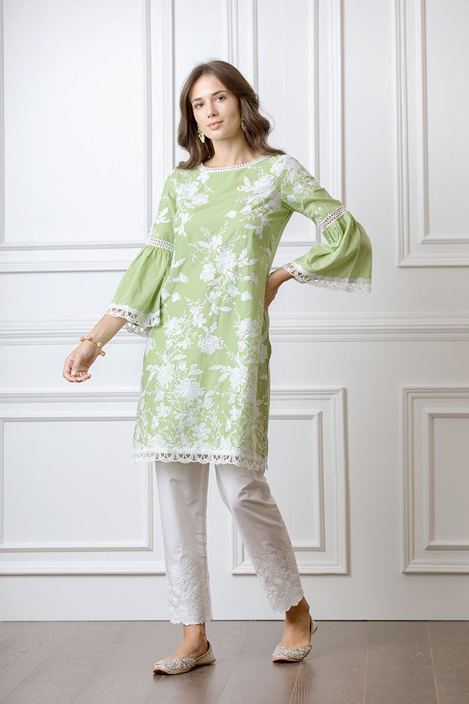 Cecilia Green Kurta Set