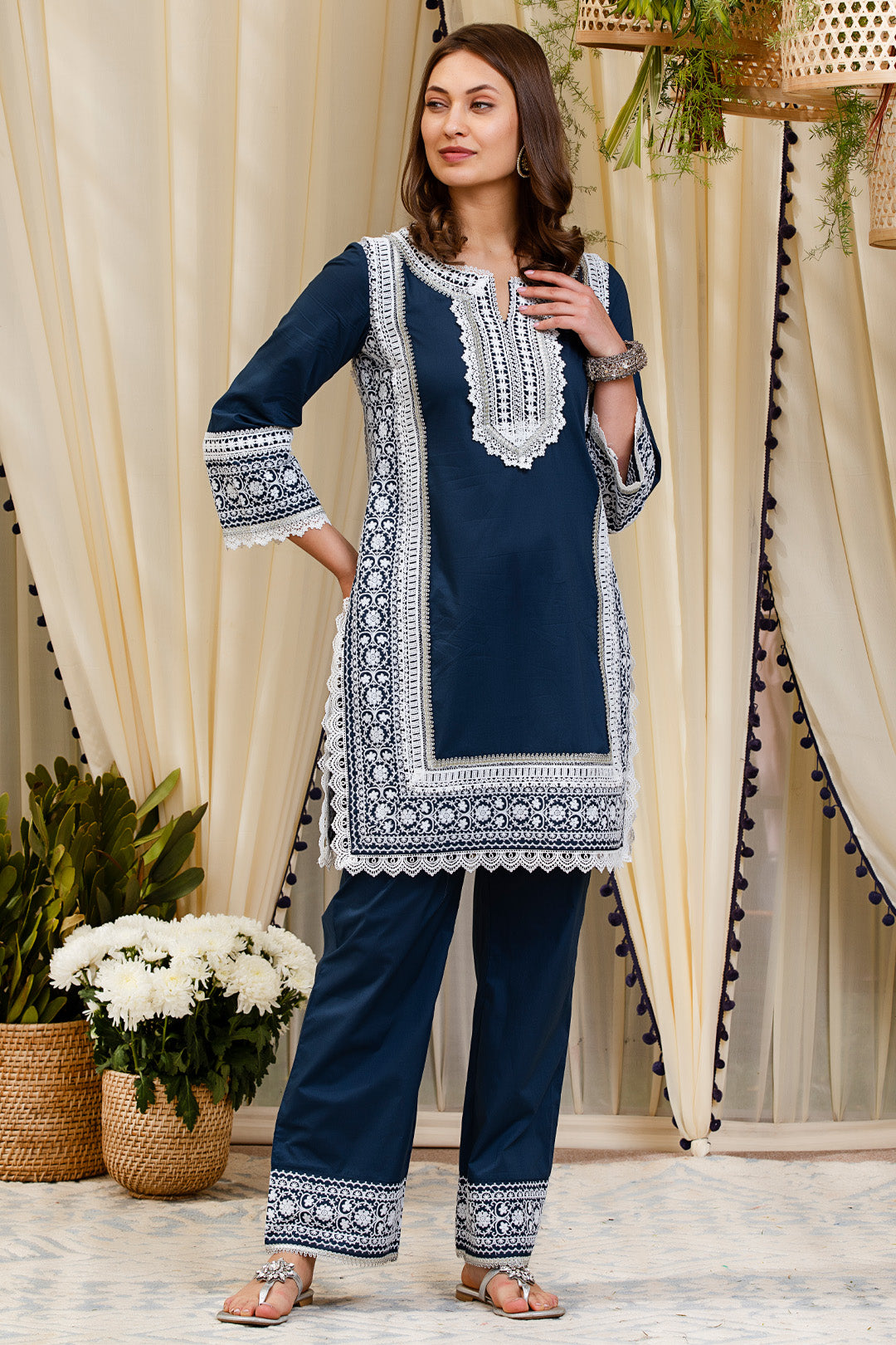 Elda Supima Cotton Kurta Set