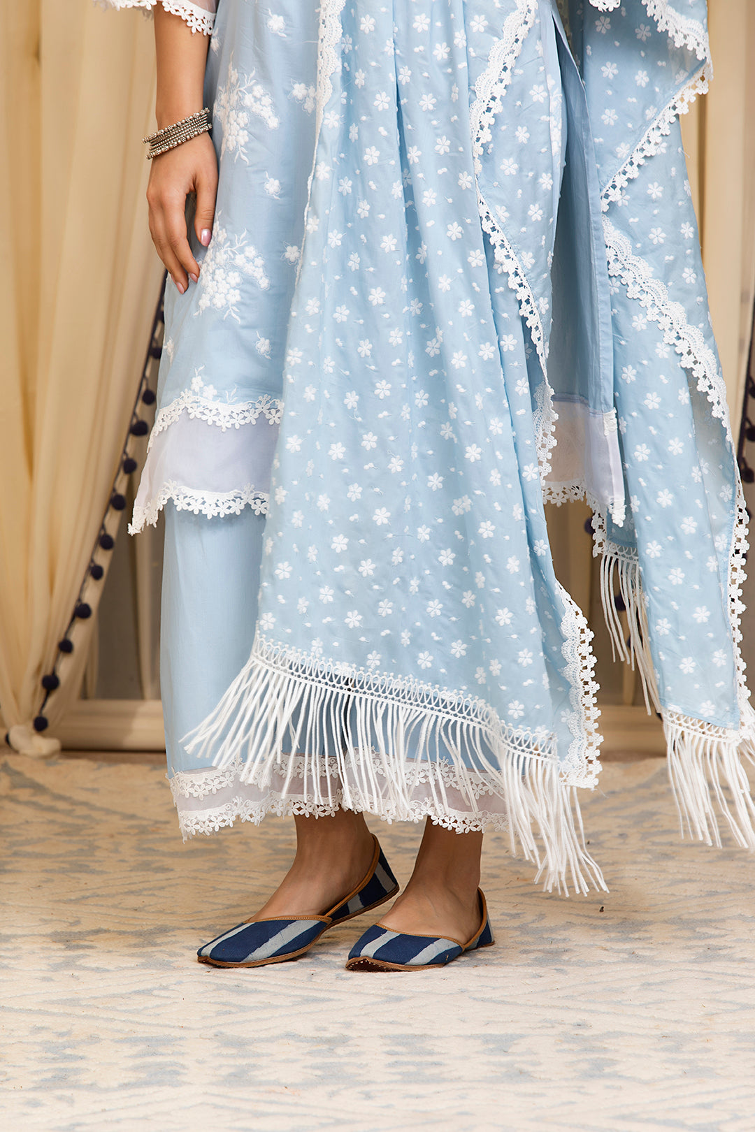 Lola Supima Cotton Kurta with Palazzo Set