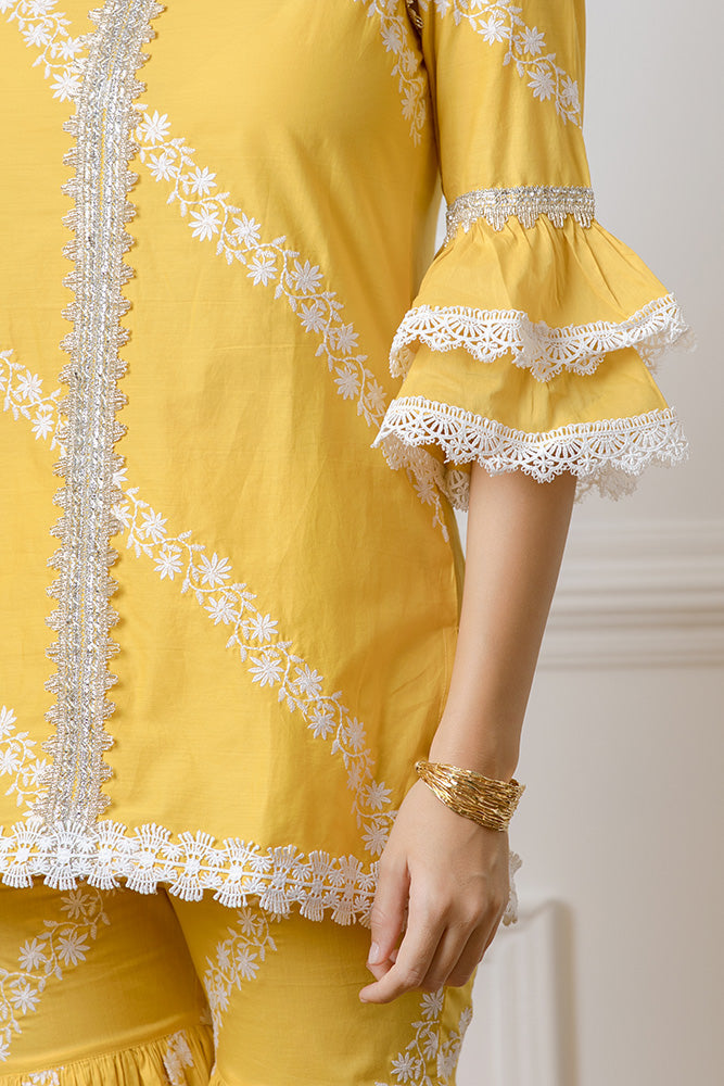 Aralia Kurta with Garara Set