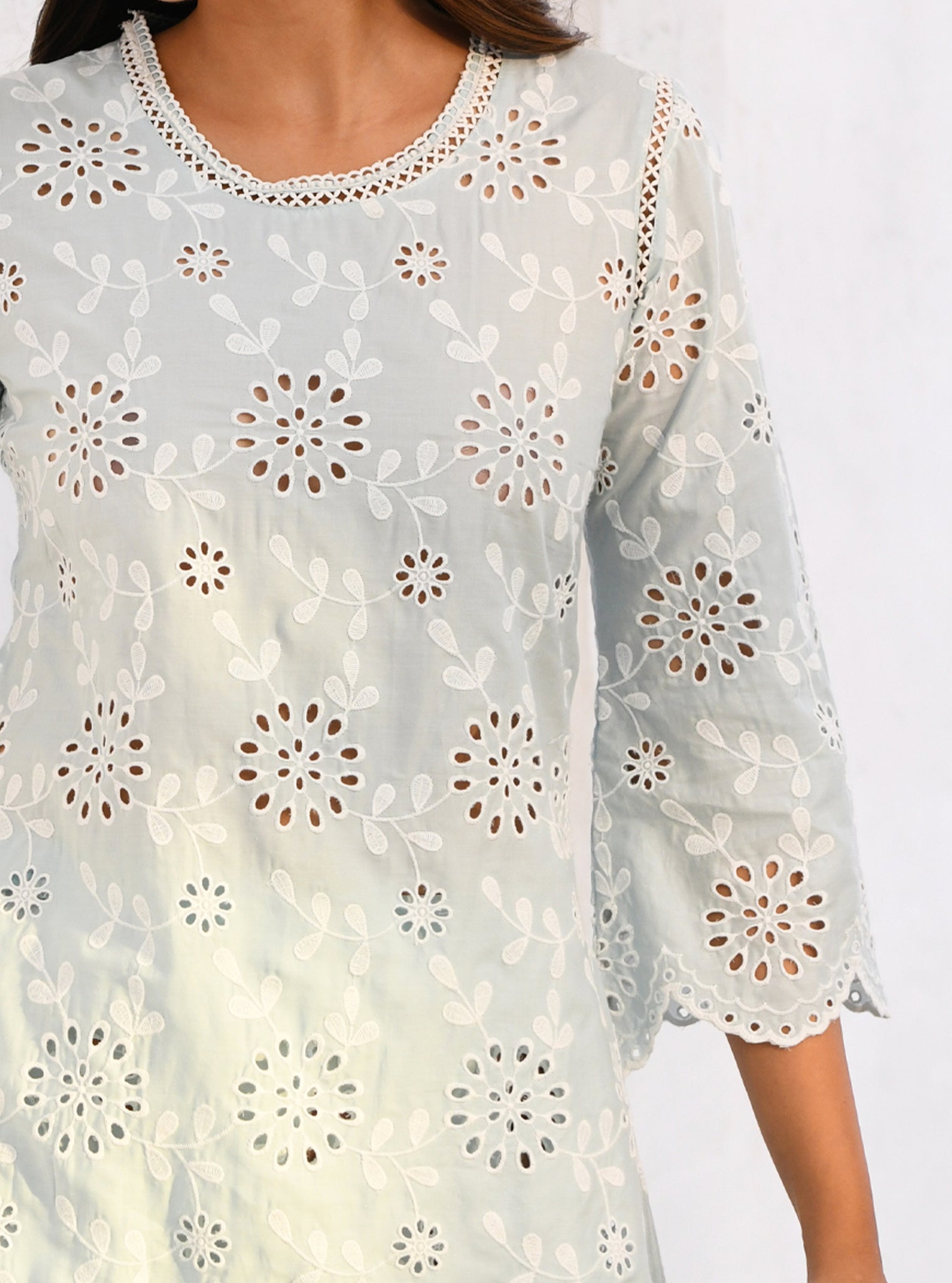 Myrtle Supima Cotton Blue Co-ord Set