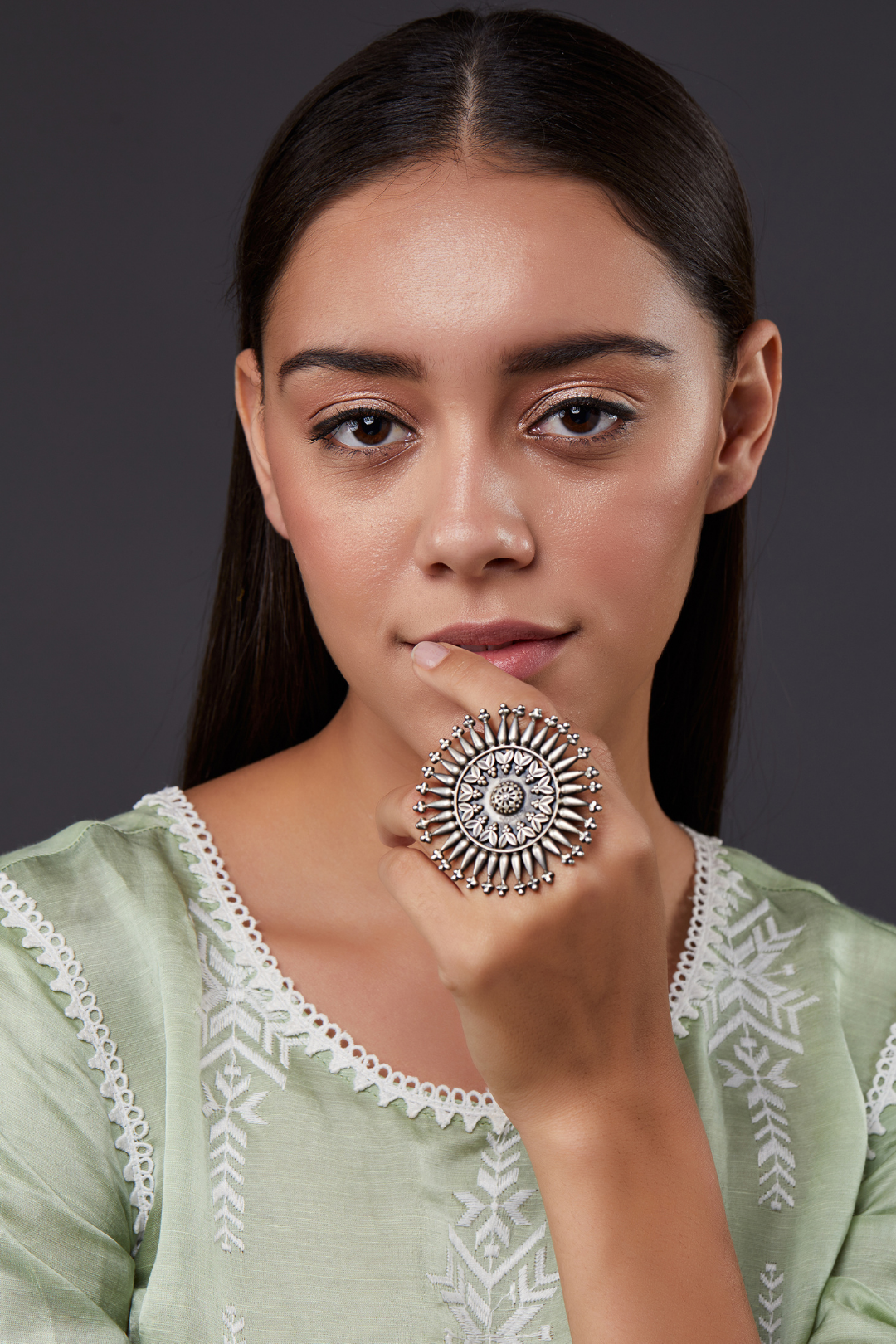 Pure Silver NALINI RING