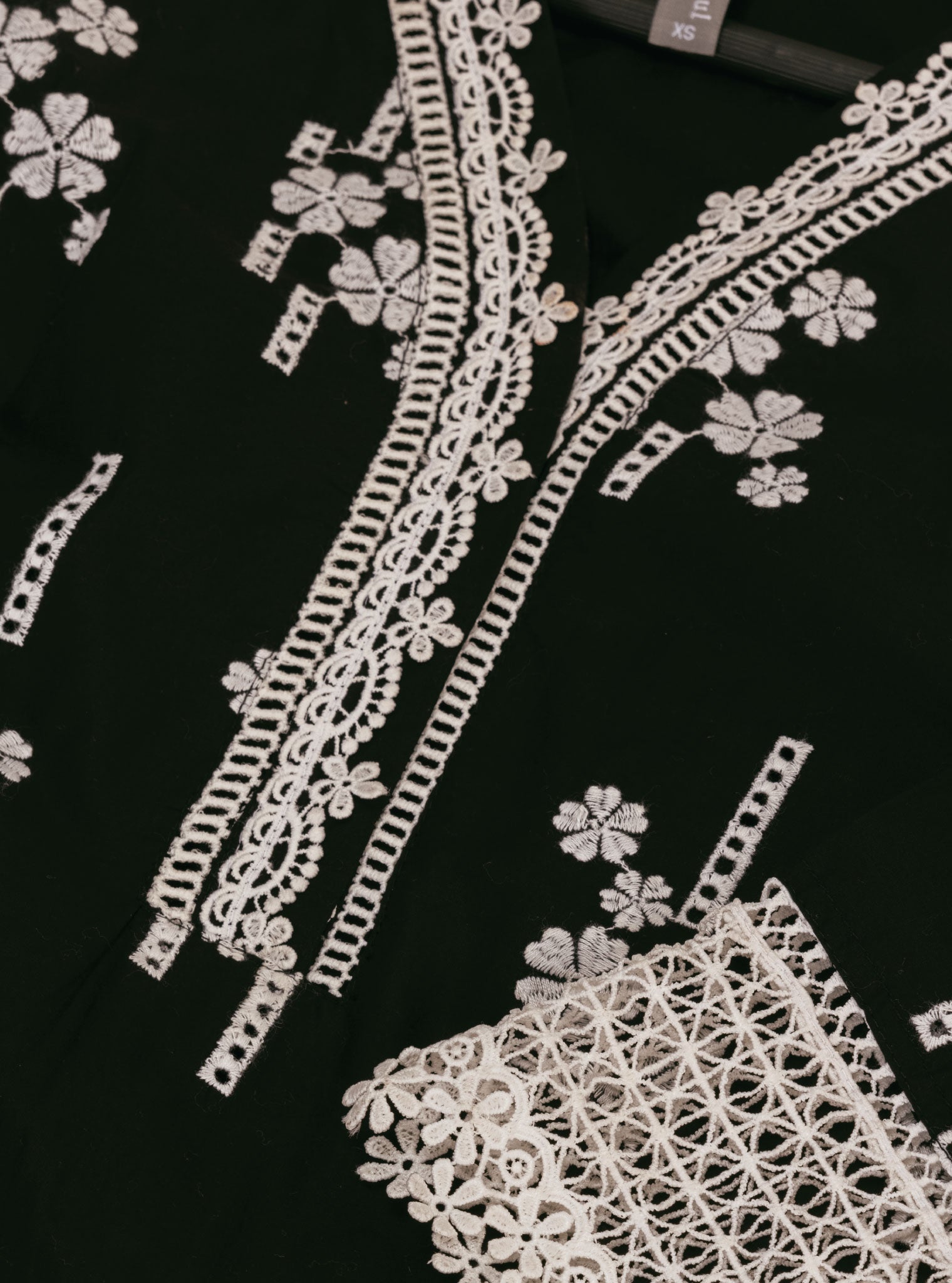 Riwa Supima Cotton Black Kurta with Palazzo Set