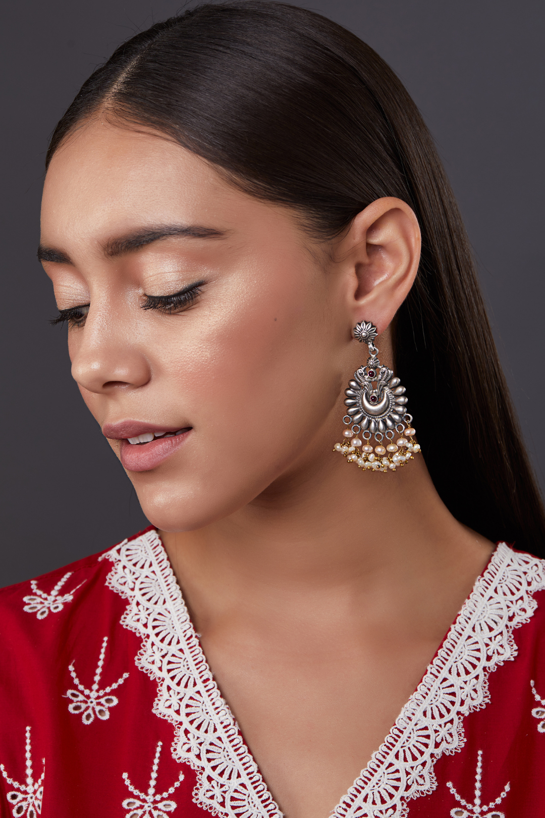 Pure Silver Amaira Earrings