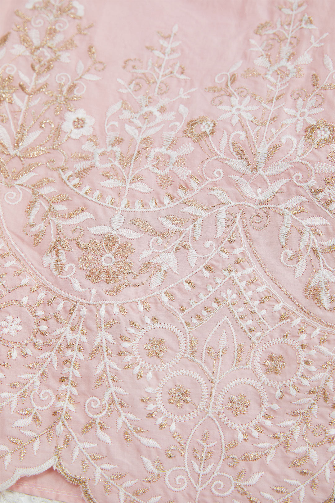 Swan Supima Cotton Pink Kurta Set