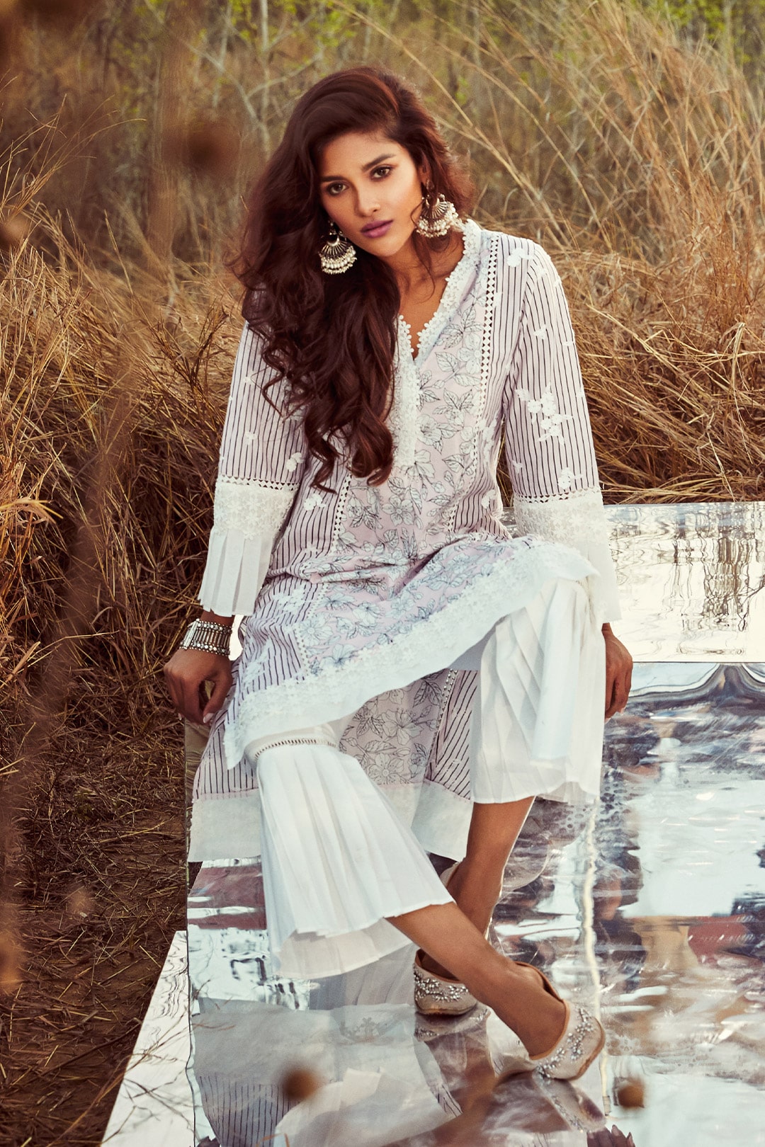 Soho Supima Cotton Pink Kurta Set