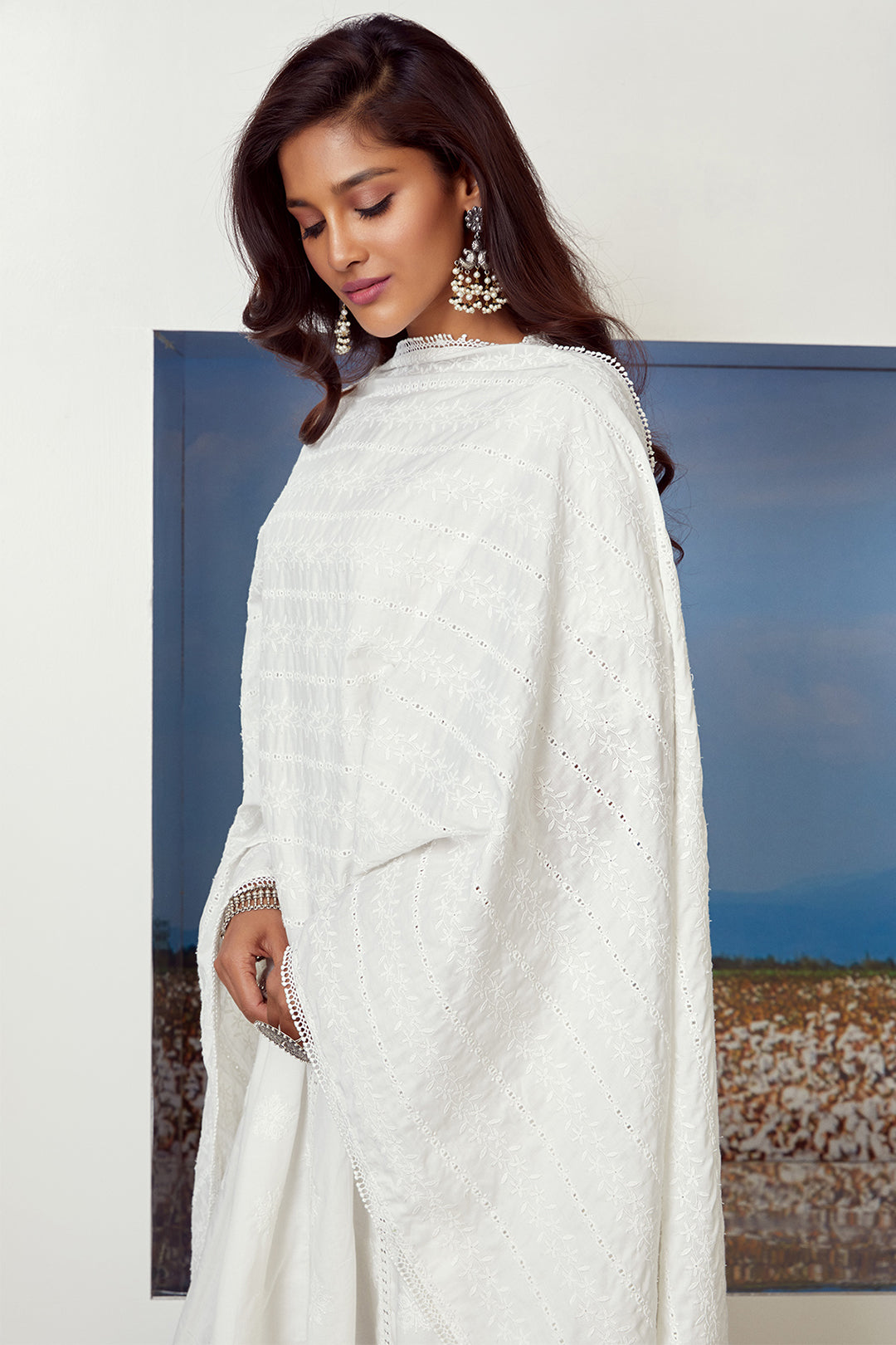 Star Gaze Supima Cotton Kurta with Palazzo Set