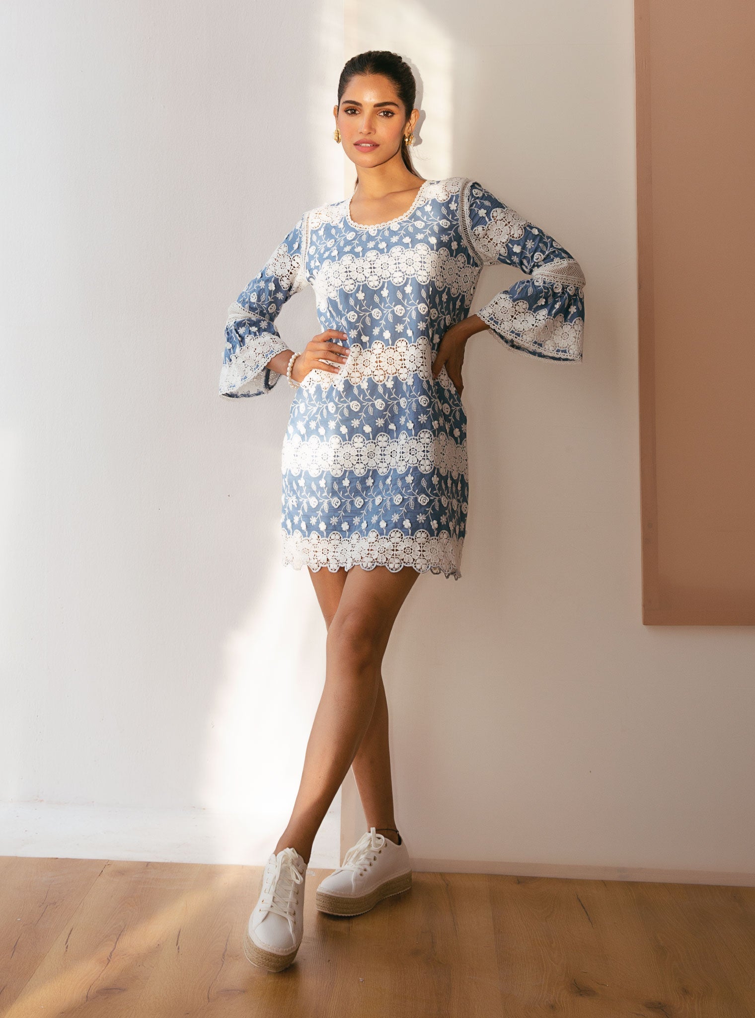 Inessa Supima Cotton Denim Dress