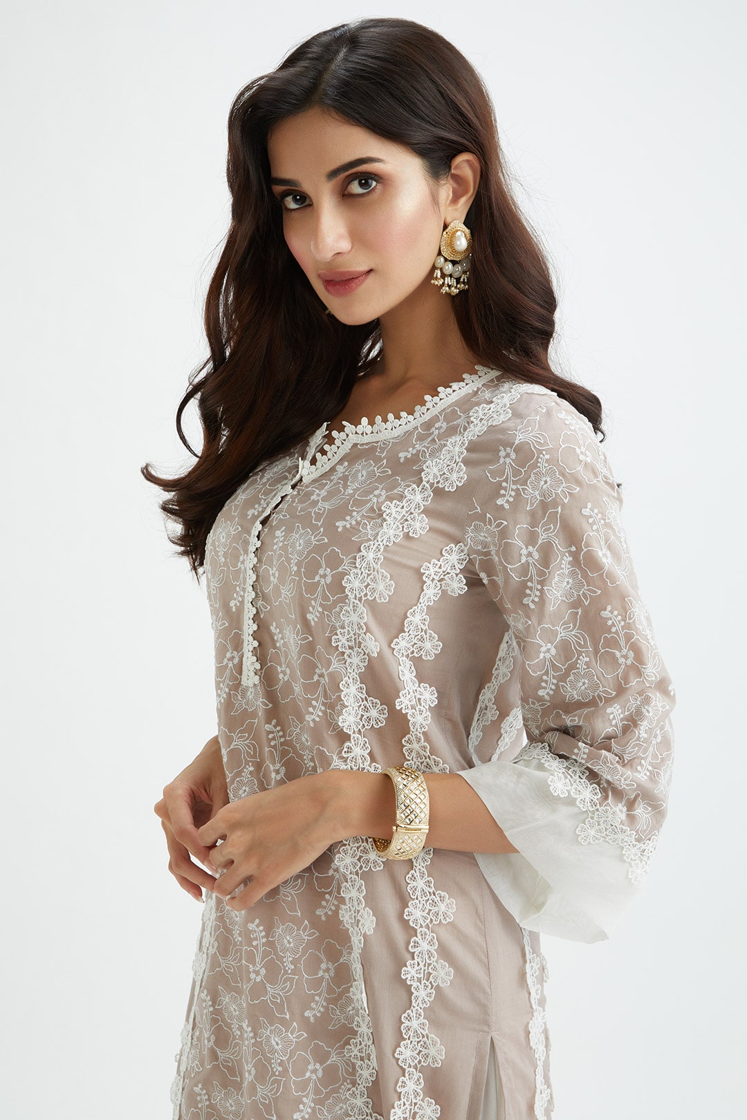 Vireo Supima Cotton Grey Pyjama Set